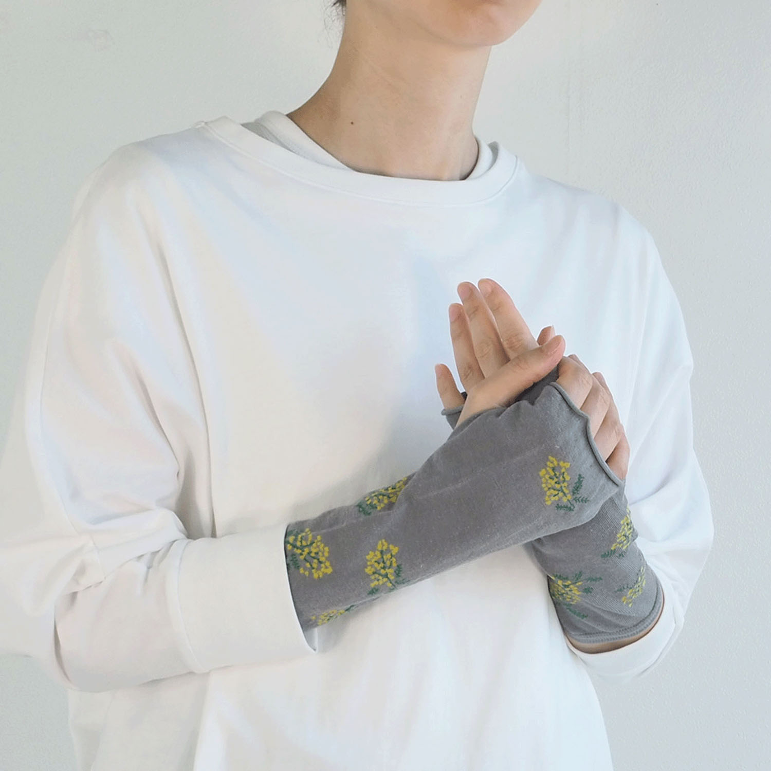 日本製 おさんぽアームカバー ショート - 画像9