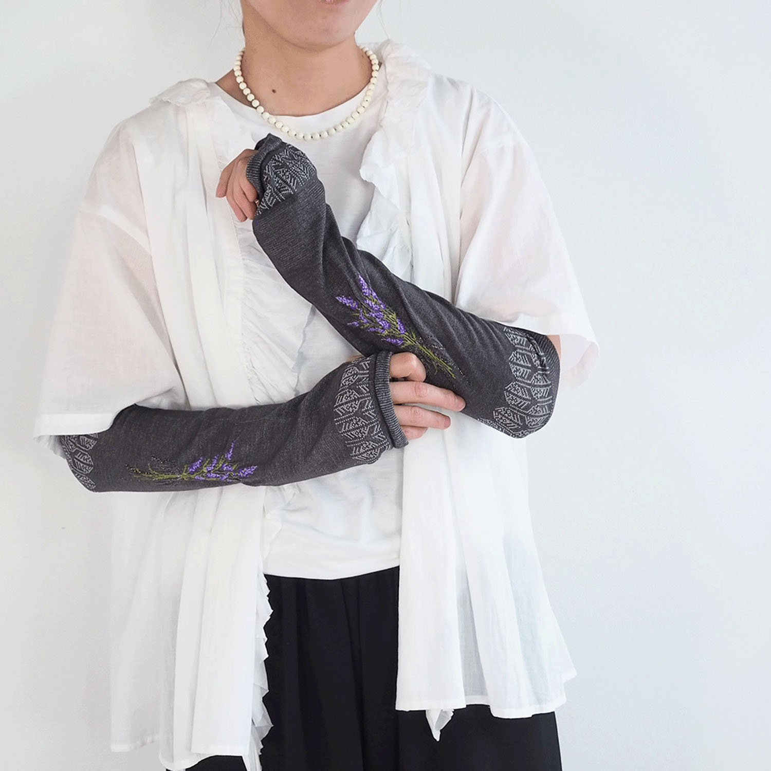 日本製 おさんぽアームカバー ミドル - 画像45