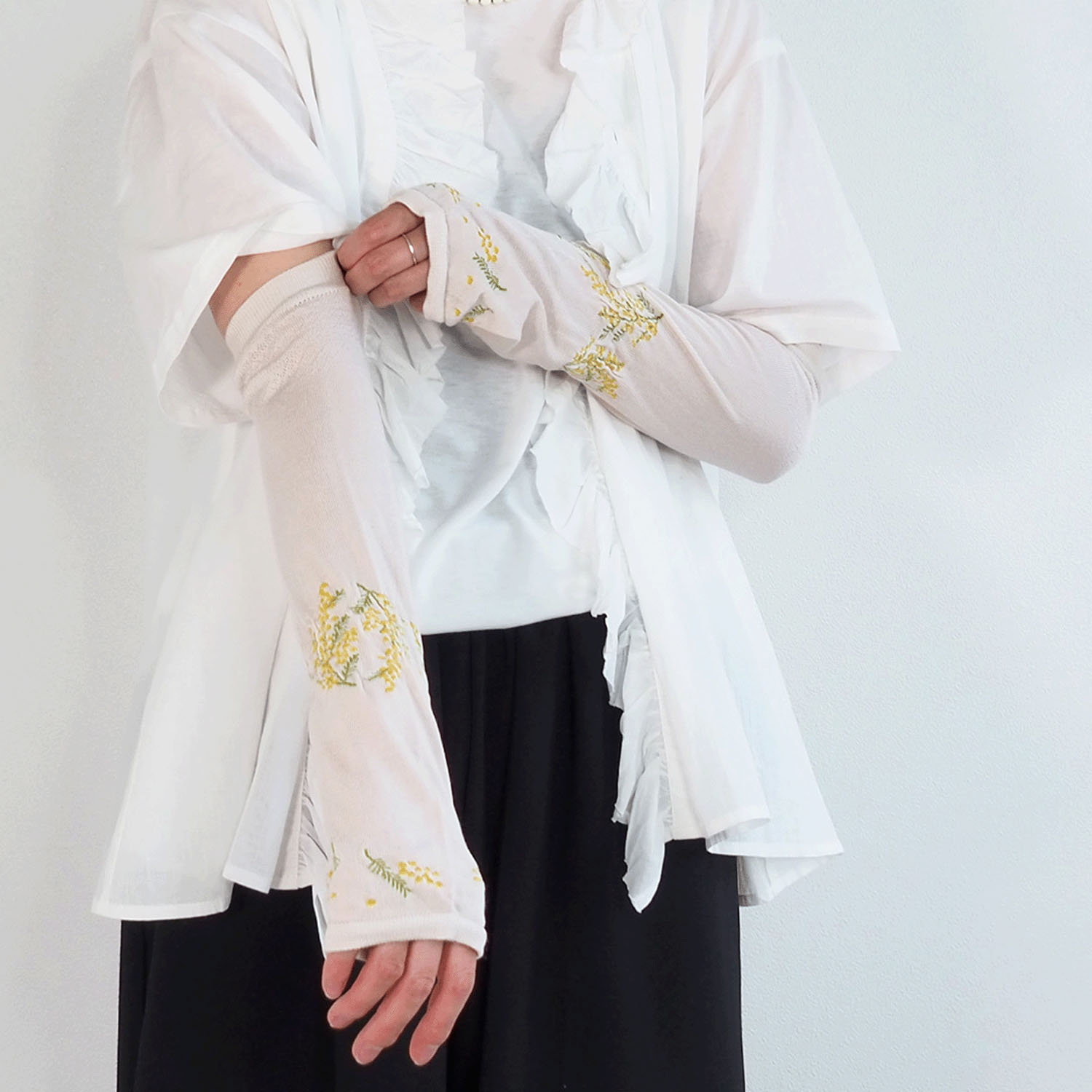 日本製 おさんぽアームカバー ミドル - 画像6