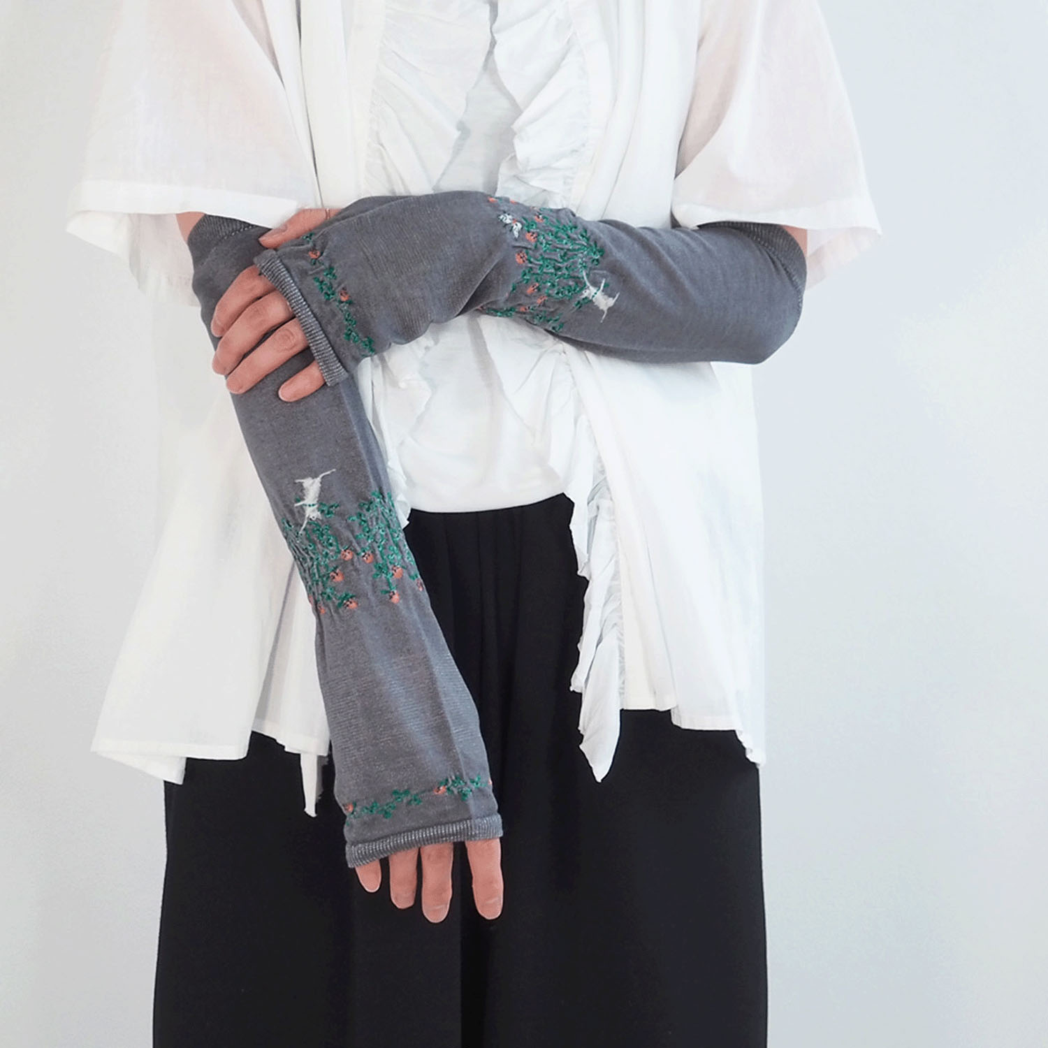 日本製 おさんぽアームカバー ミドル - 画像1