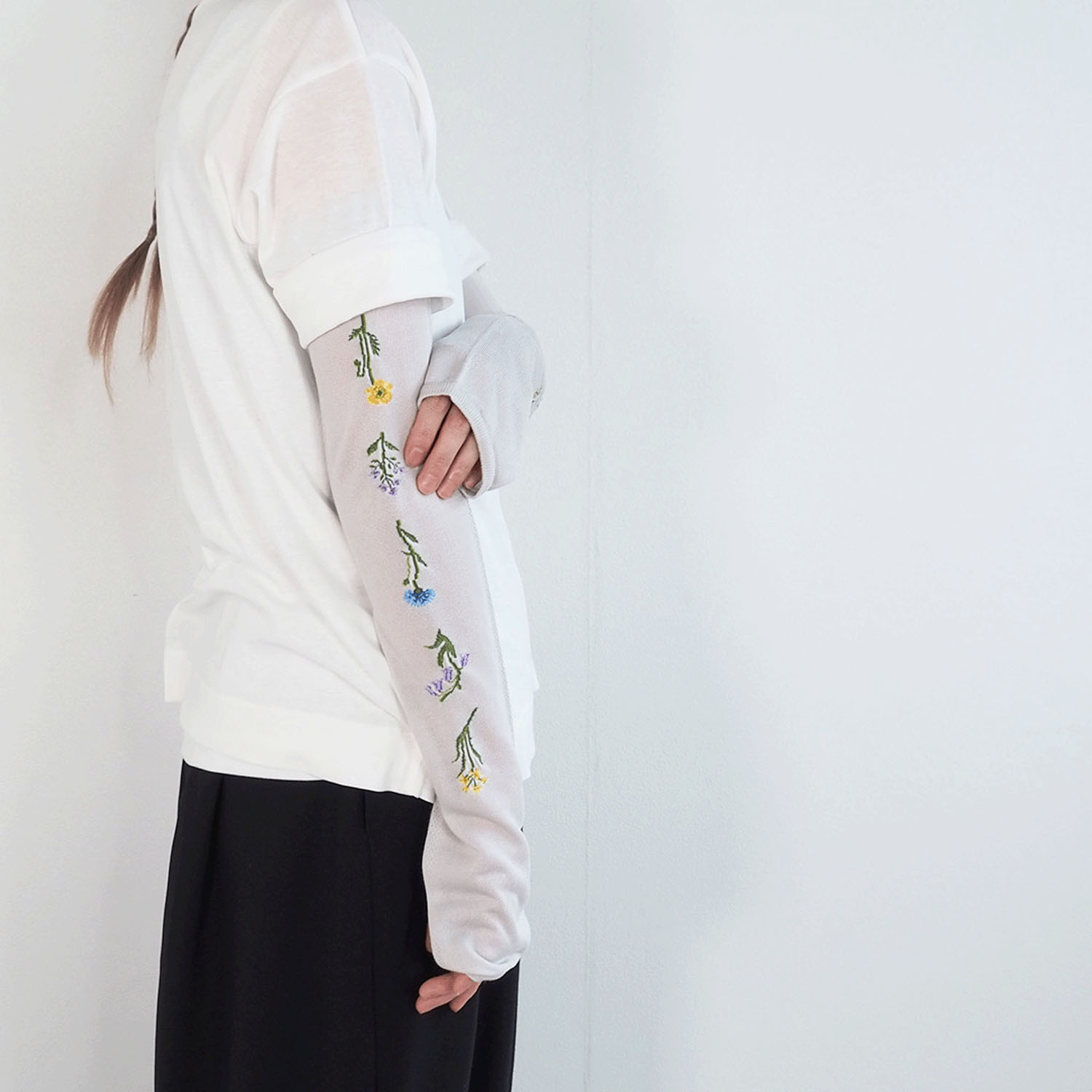 日本製 おさんぽアームカバー ロング - 画像26