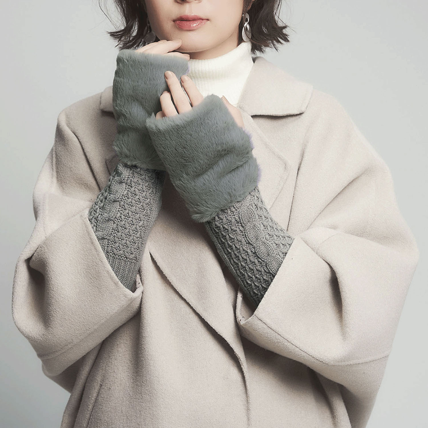 エコファーアームニットカバー - 画像4