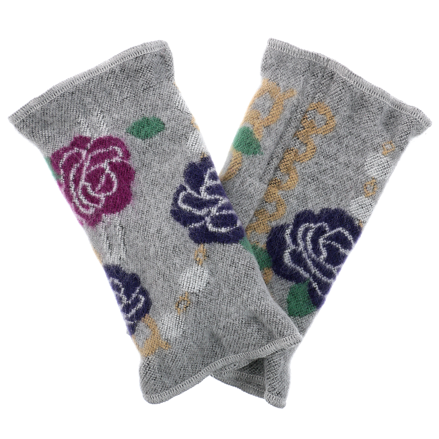 【グレー終了】ラシクモア チェーンローズ ハンドウォーマー - 画像2