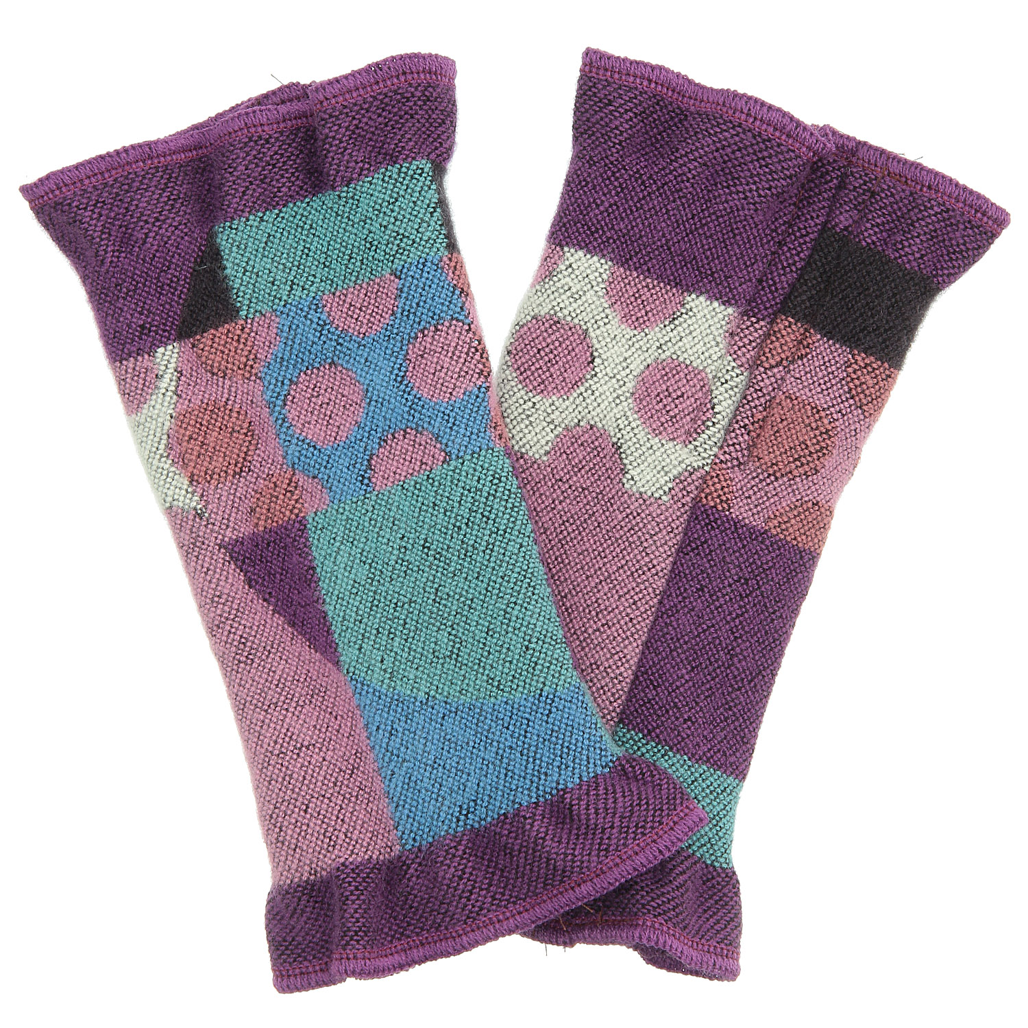 ラシクモア ミックスパターンハンドウォーマー - 画像5