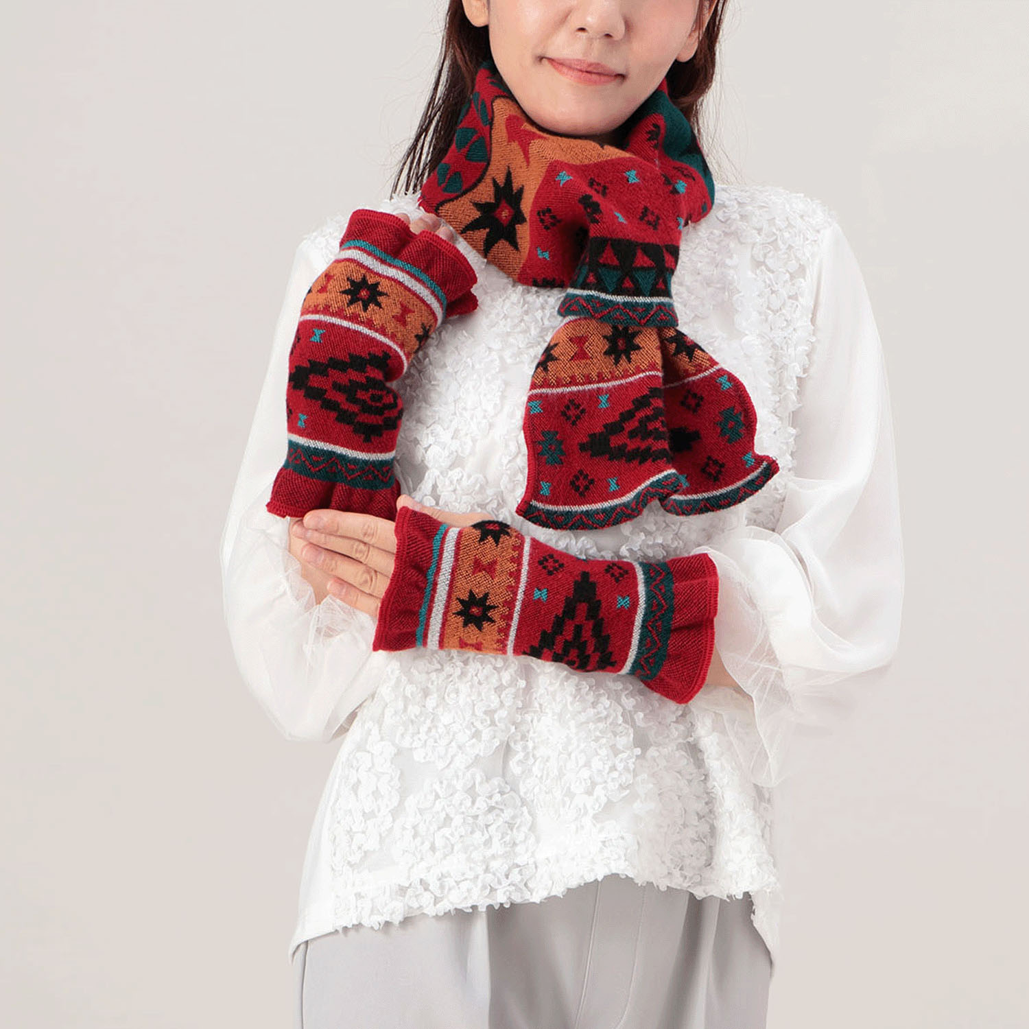 ラシクモア キリムハンドウォーマー