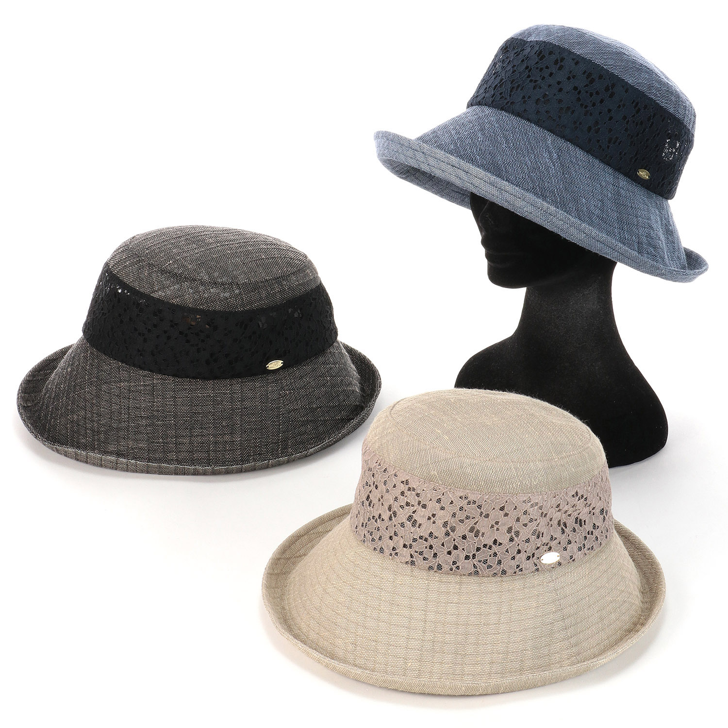 マリオン青山 レース切替広つばセーラー