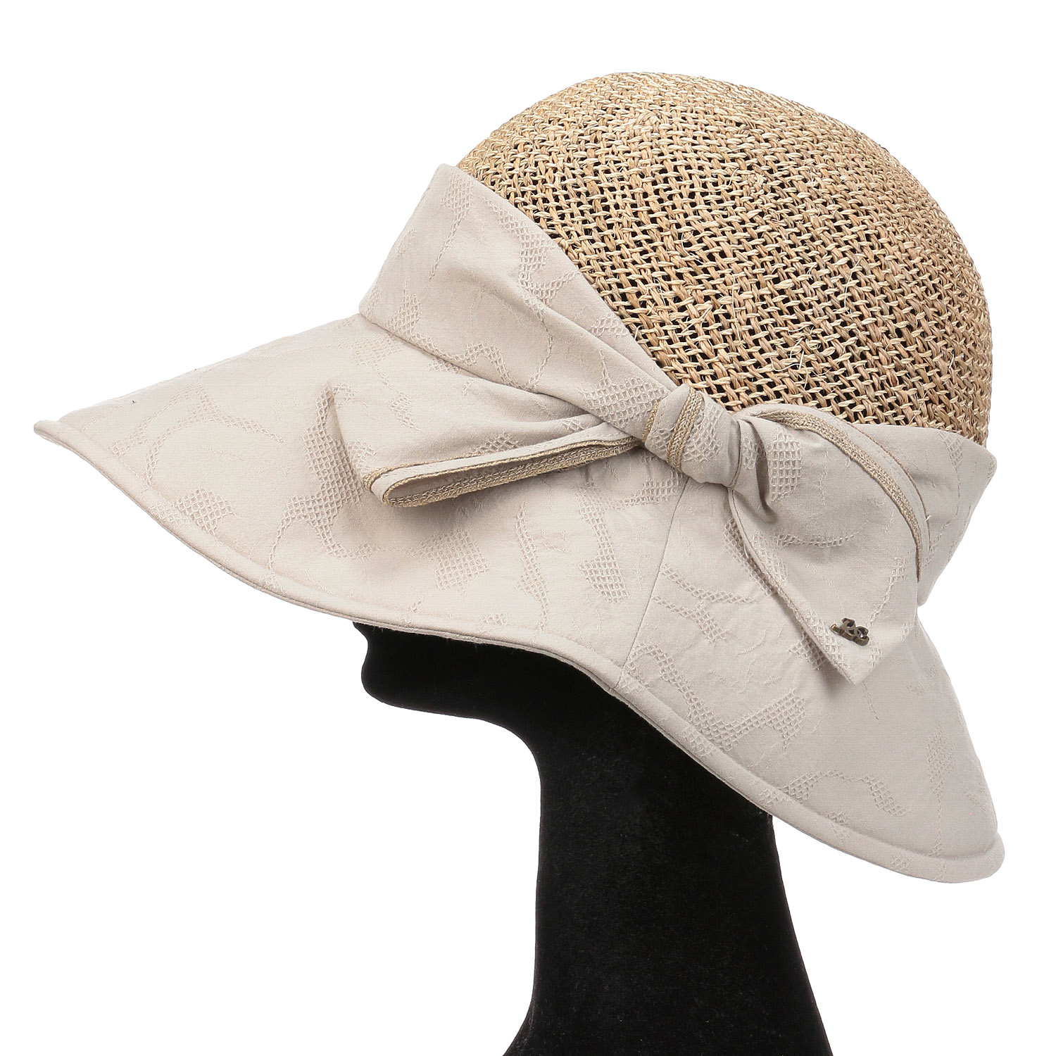 エリートシャポー ヨリカンピ布帛コンビセーラーハット - 画像3