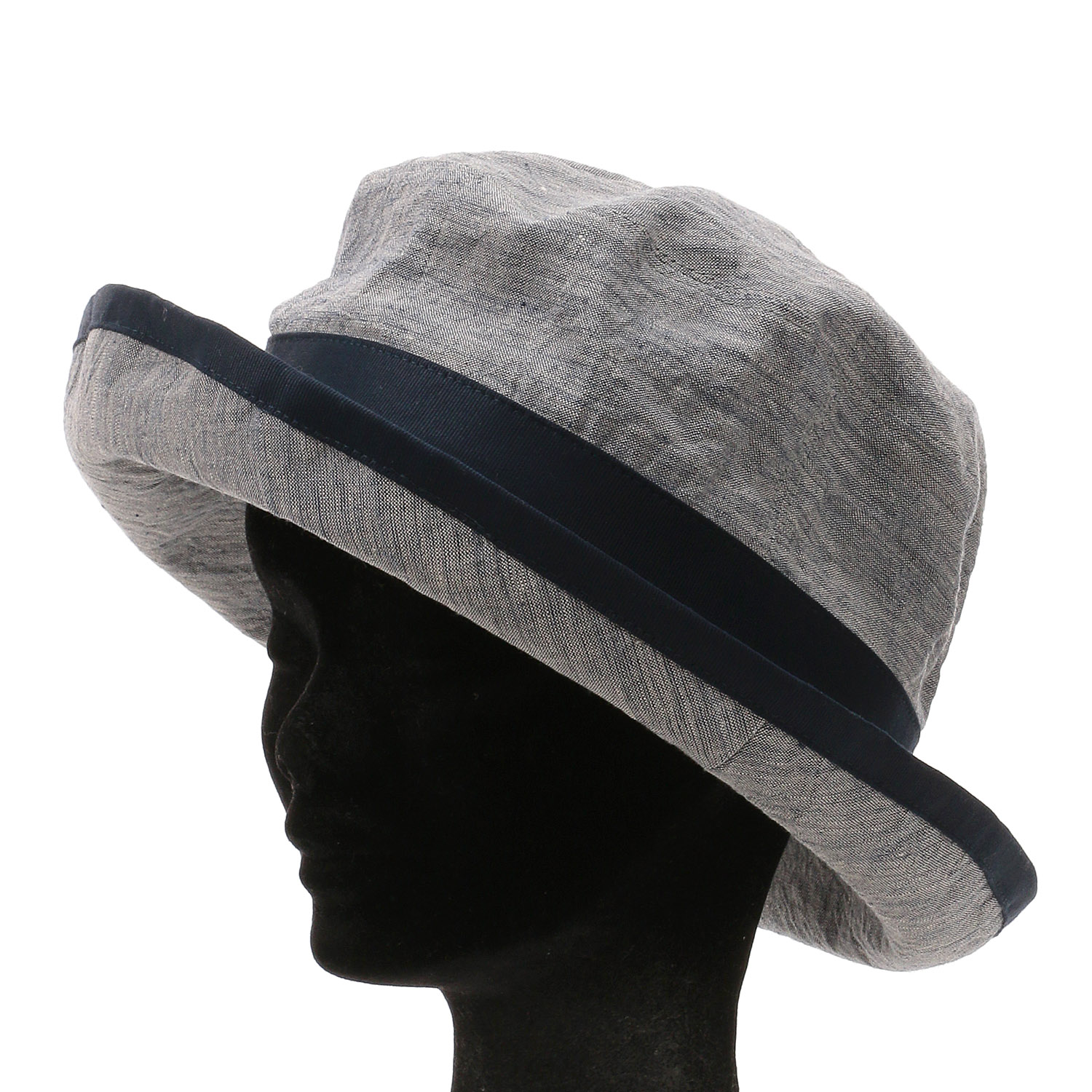 NAMIKI 配色リネンセーラーハット - 画像3