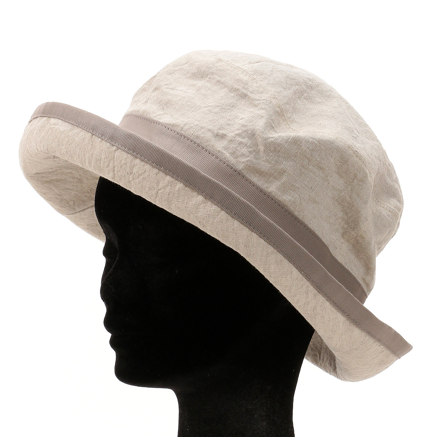 NAMIKI 配色リネンセーラーハット