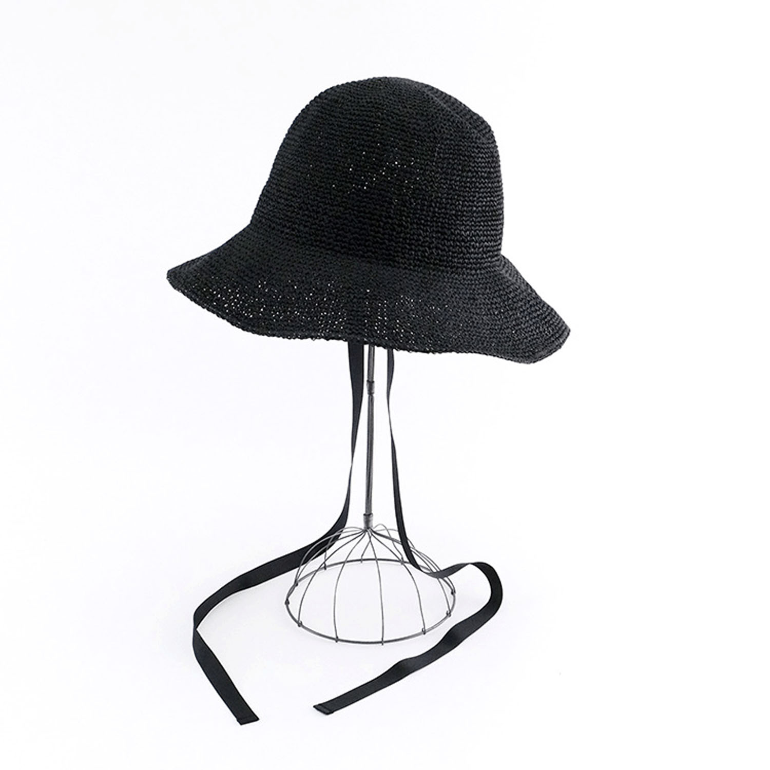 軽くて涼しい たためるペーパークロシェハット - 画像7