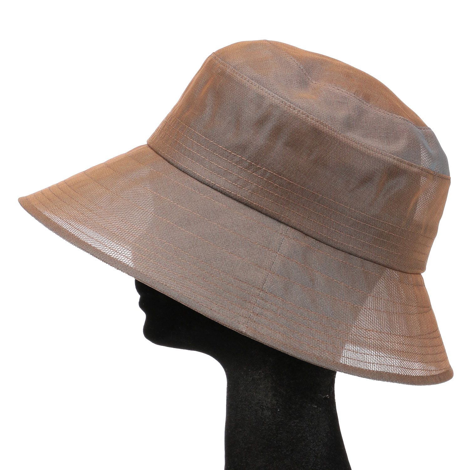 シルクオーガンジーダウンハット - 画像1