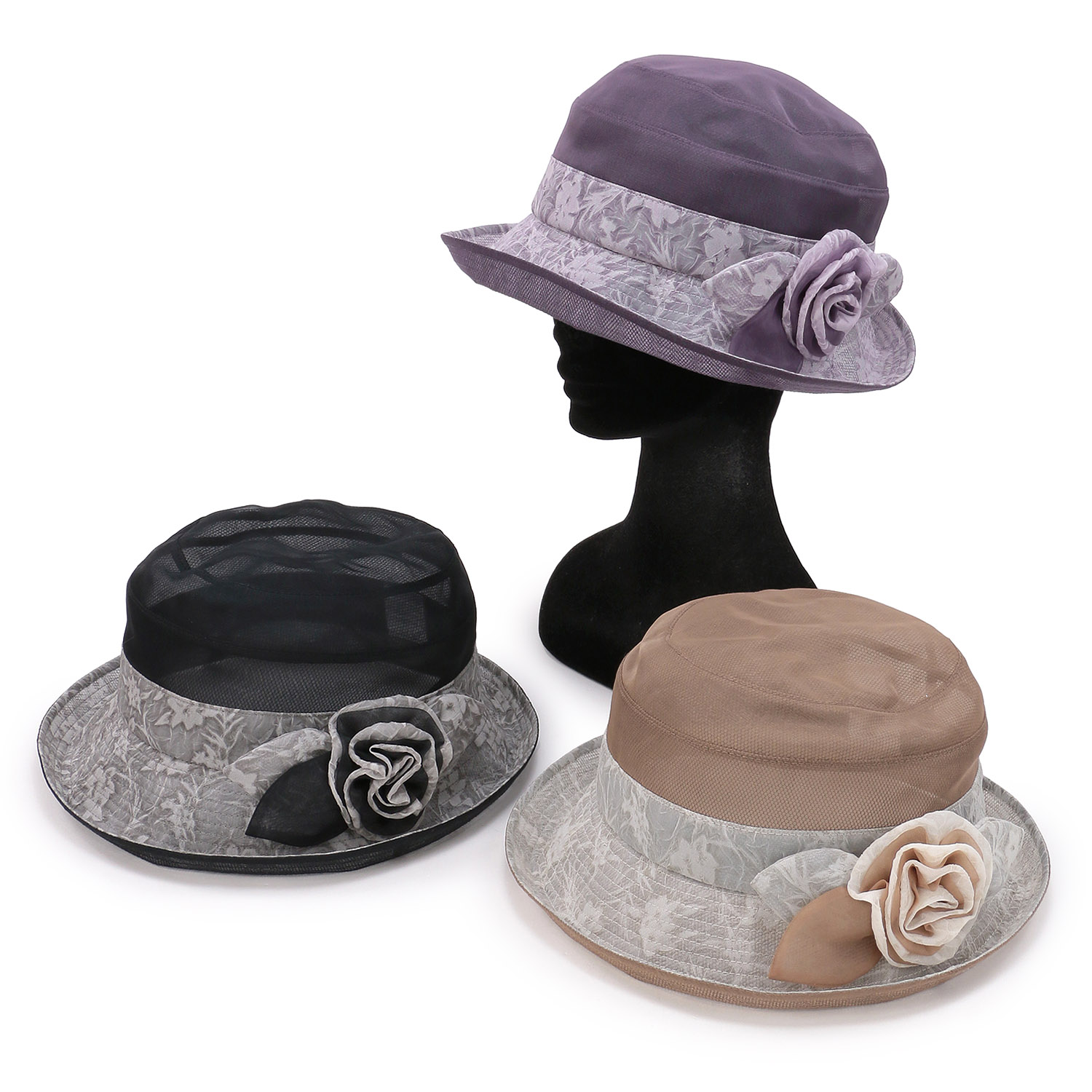 シルクオーガンジーハイバック