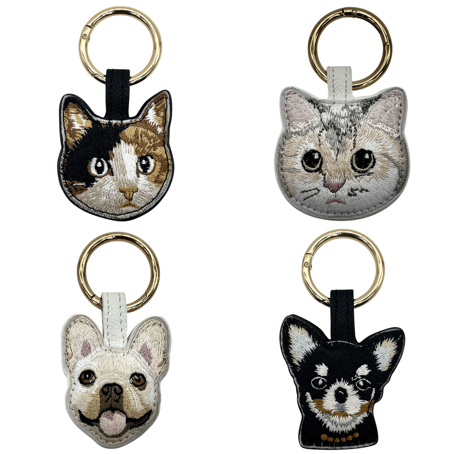 アニマル刺繍マグネットクリップチャーム - 画像1