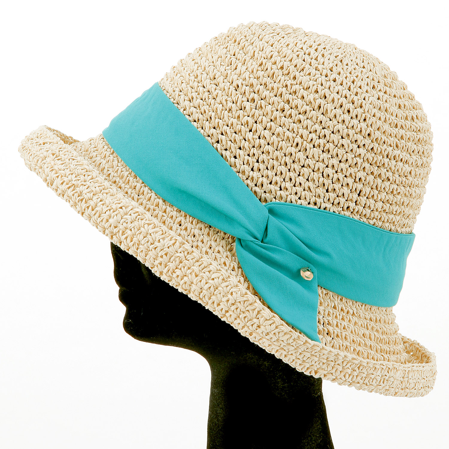 細編みリボンハット - 画像2