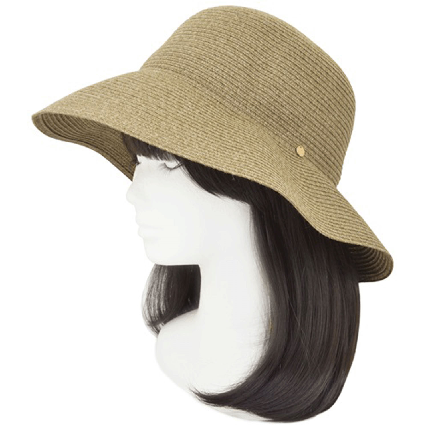 洗えるゴールドチャーム付きハット - 画像1