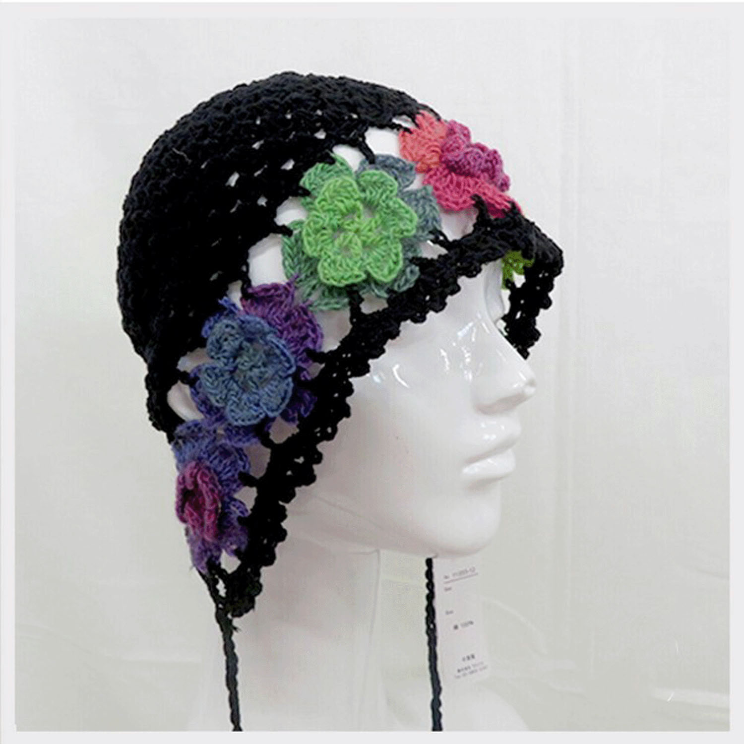 クロッシェ編みニット帽 - 画像2