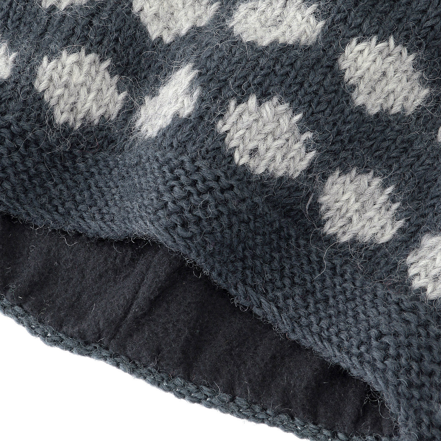 ネパール製 ドットパターンニットキャップ - 画像4