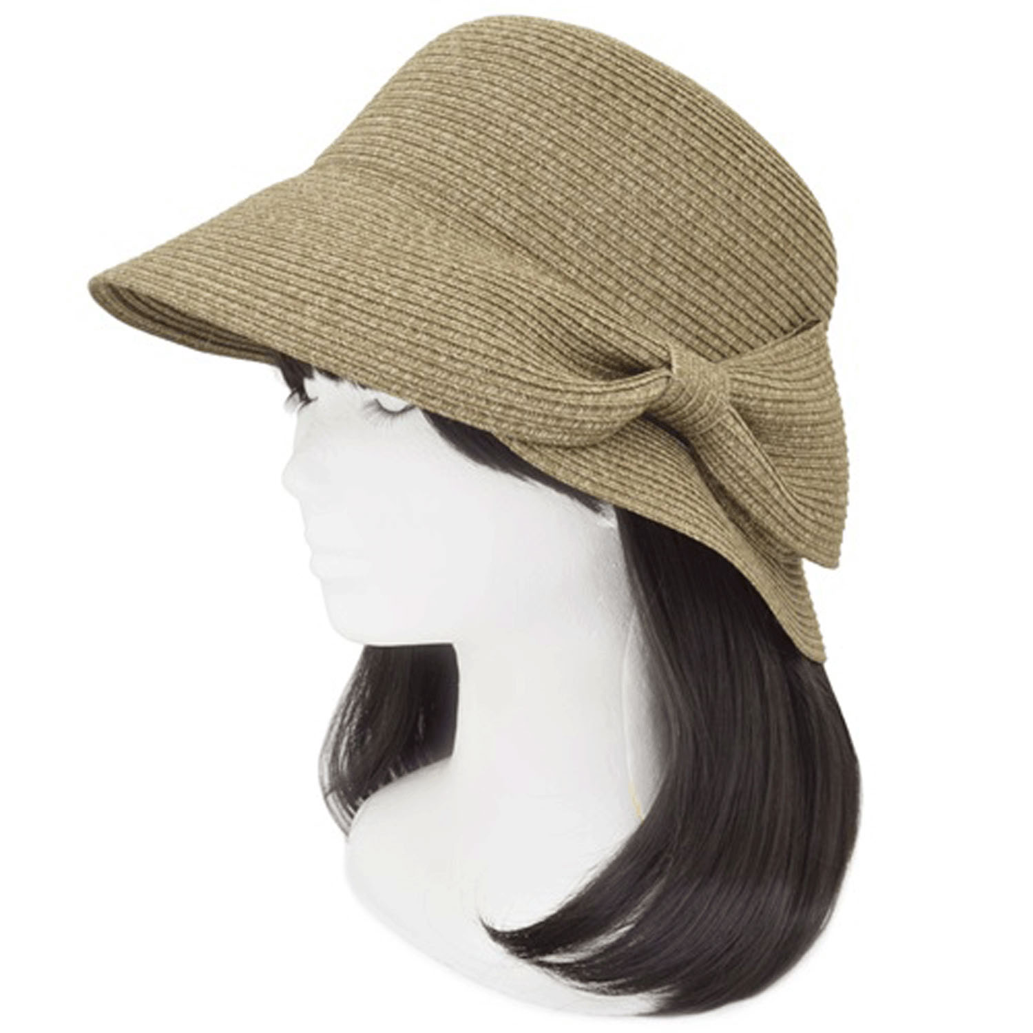 洗えるサイドリボンハット - 画像1