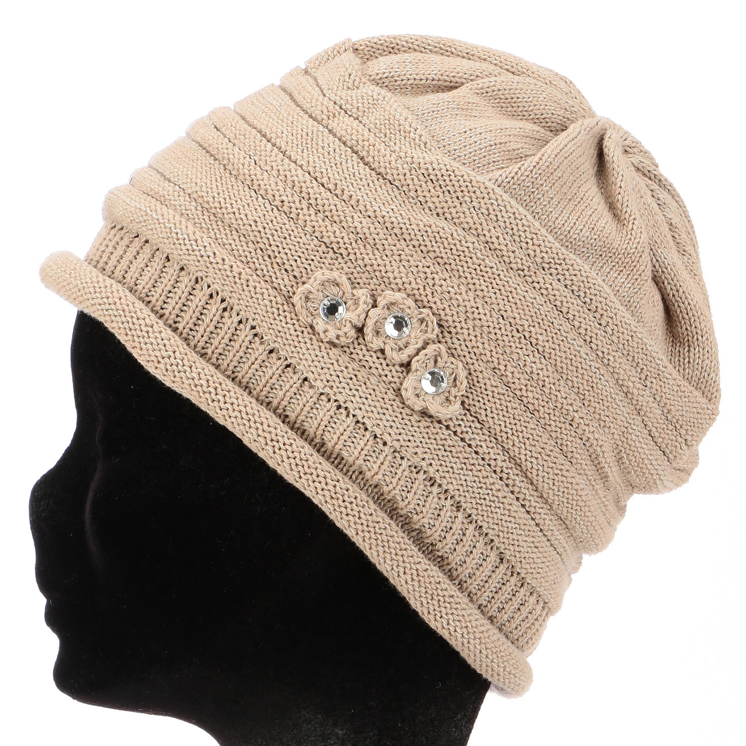 －5℃接触冷感お花付きおうち帽子 - 画像3