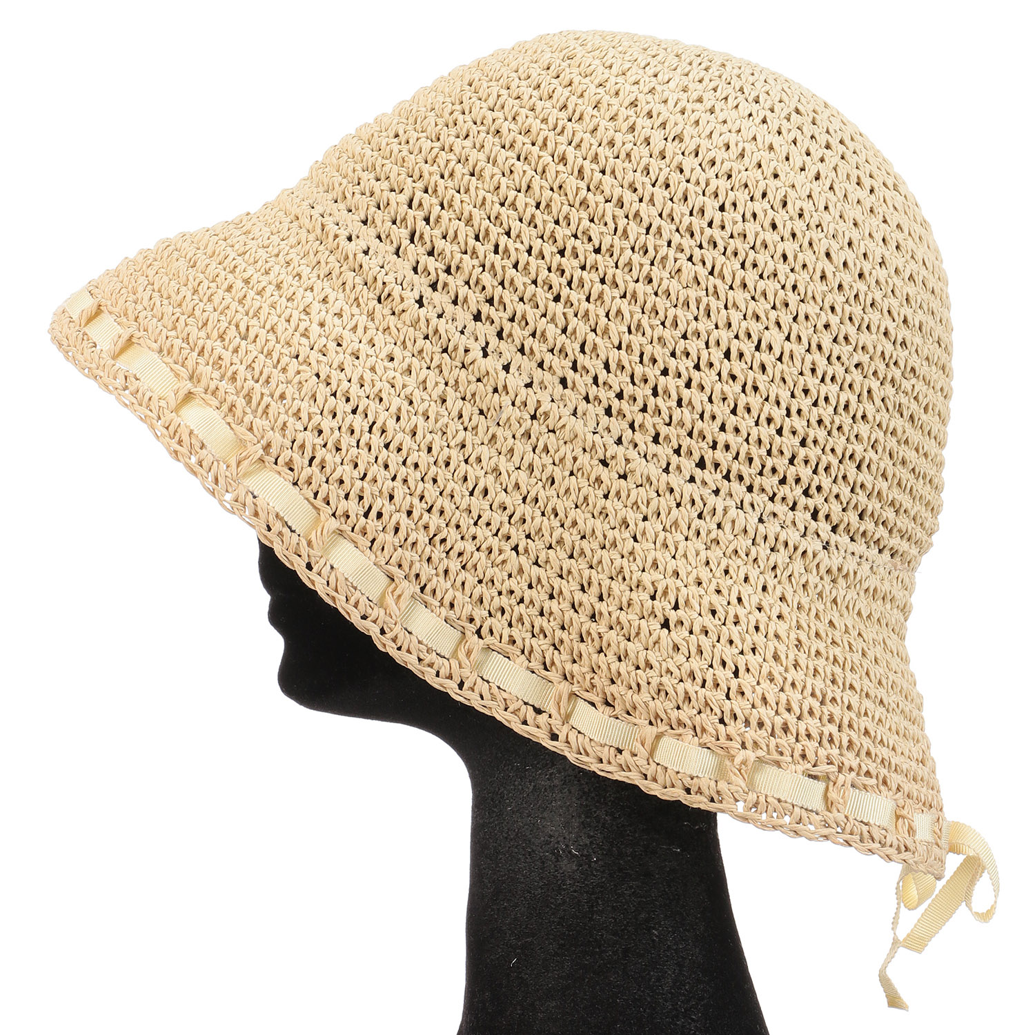 日本製 細編みリボンダウン - 画像3