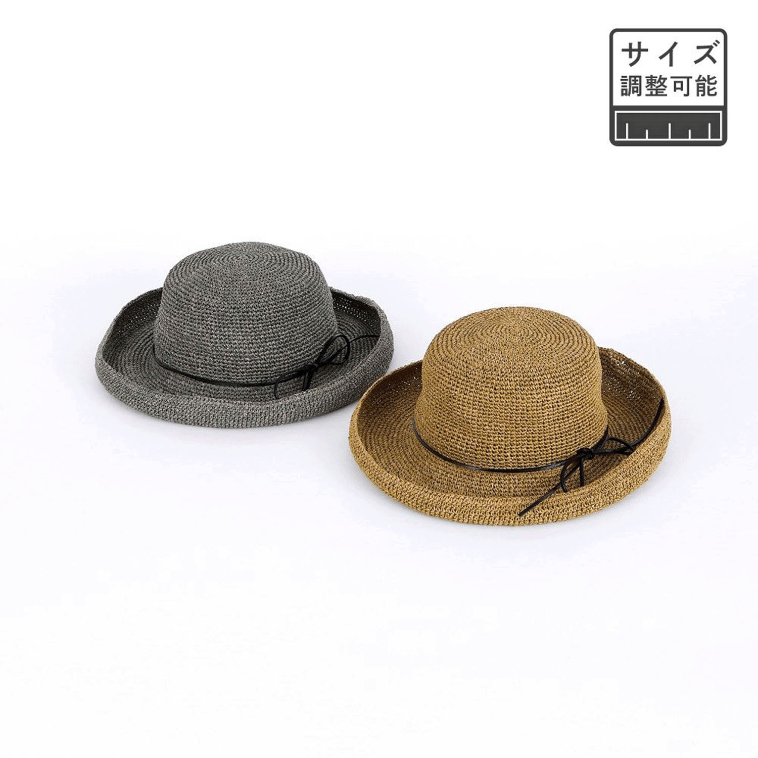 肌馴染みのいい ニュアンスカラーのクロシェハット - 画像3