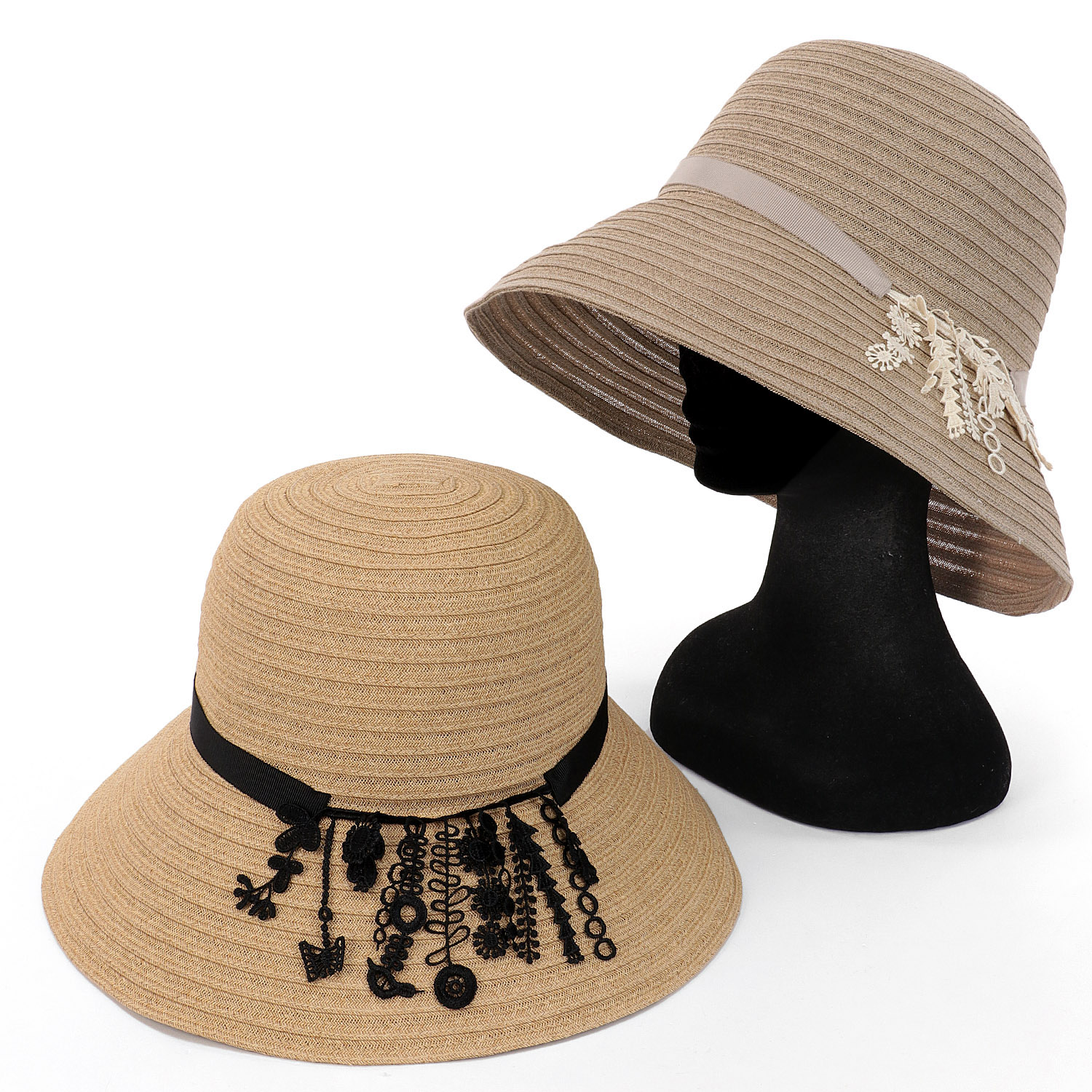 NAMIKI レースリボン巻きペーパークロッシェ