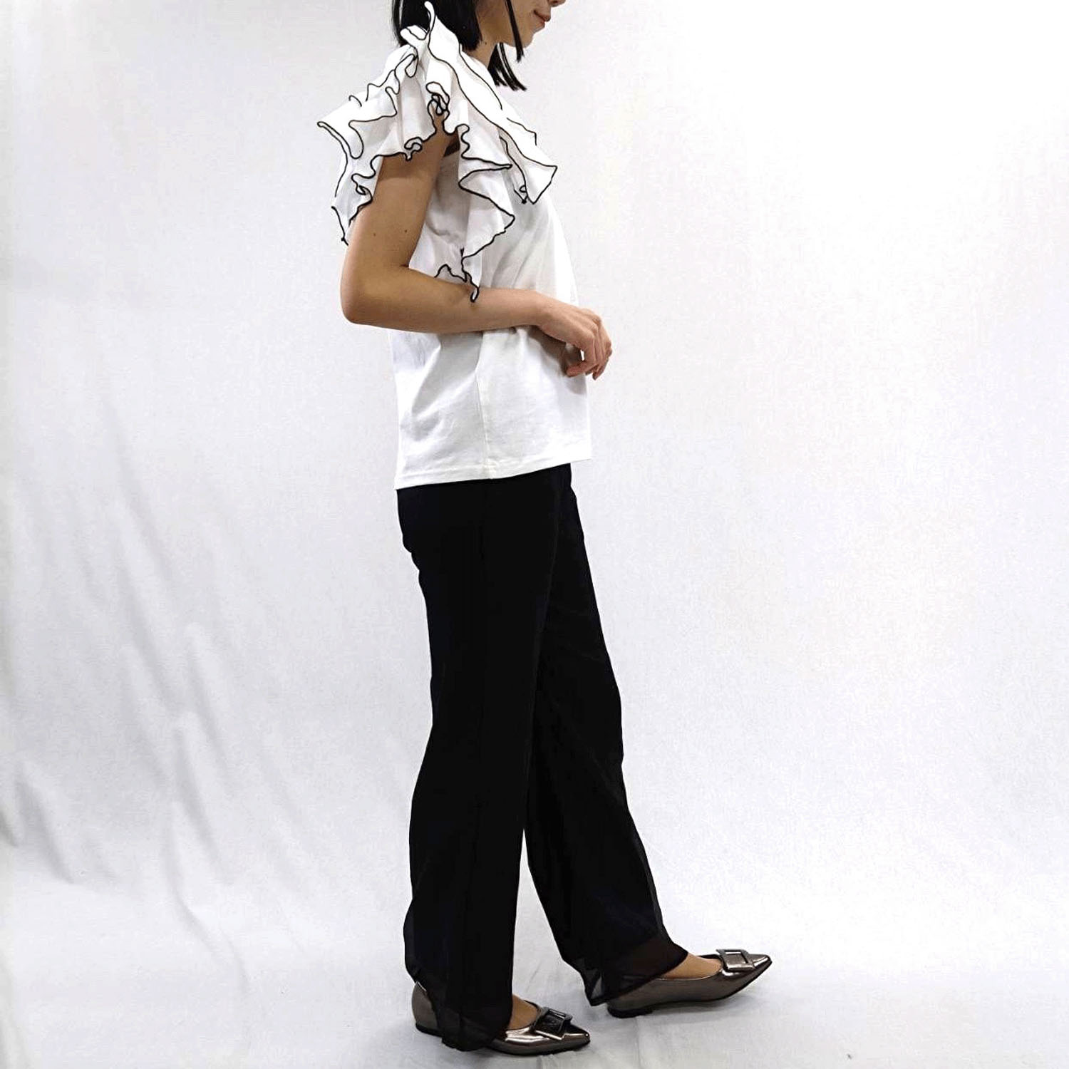 フリルデザインプルオーバー - 画像2