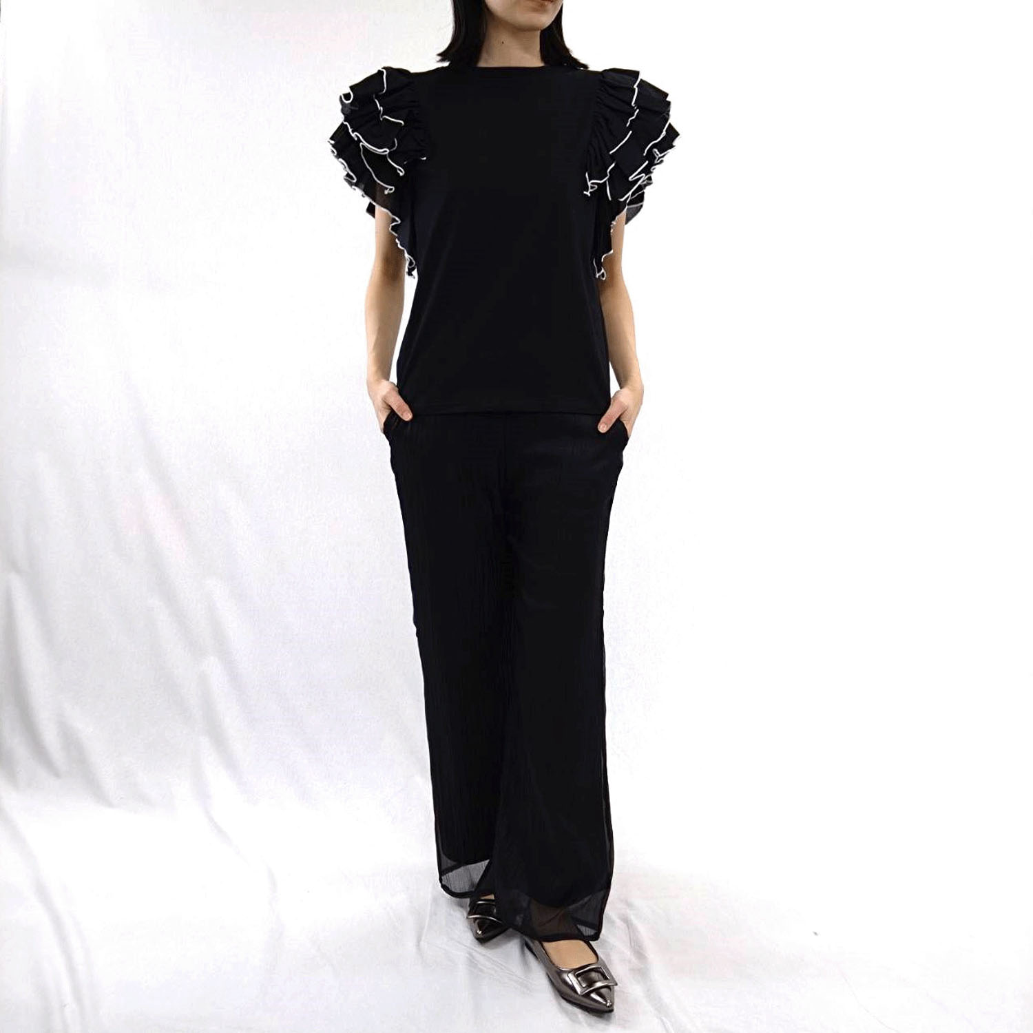 フリルデザインプルオーバー - 画像4