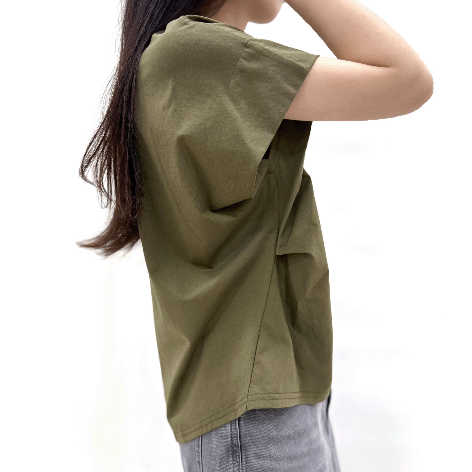 フロッキーロゴアクセントカットソープルオーバー - 画像2