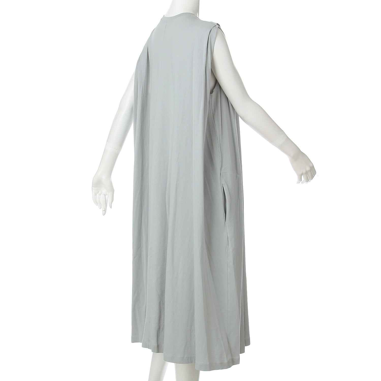 USAスーピマコットンノースリワンピース - 画像13