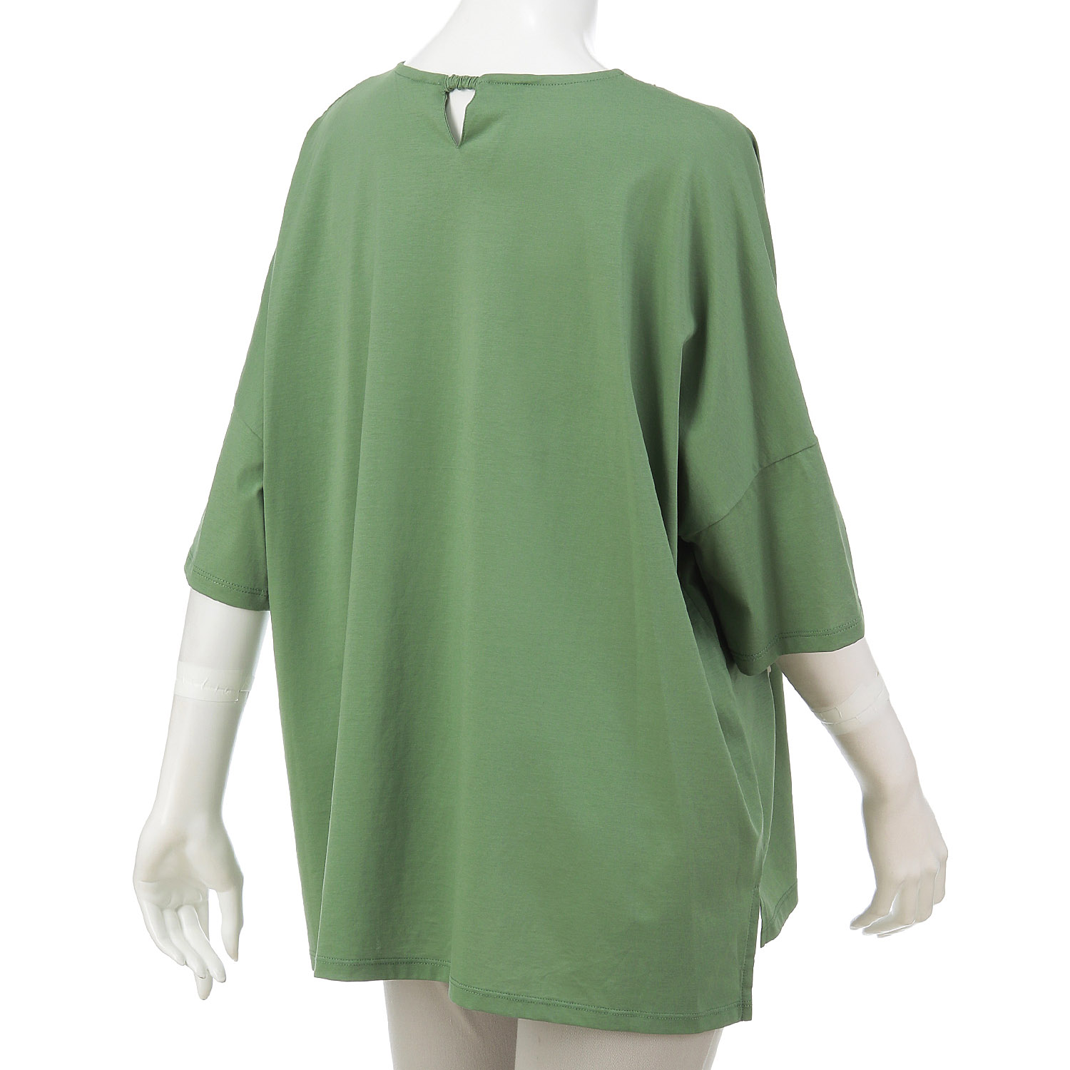 シルケット天竺水玉プリントプルオーバー - 画像6