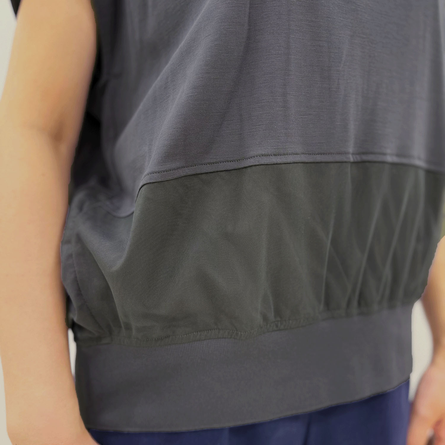 チュール切替プルオーバー - 画像5