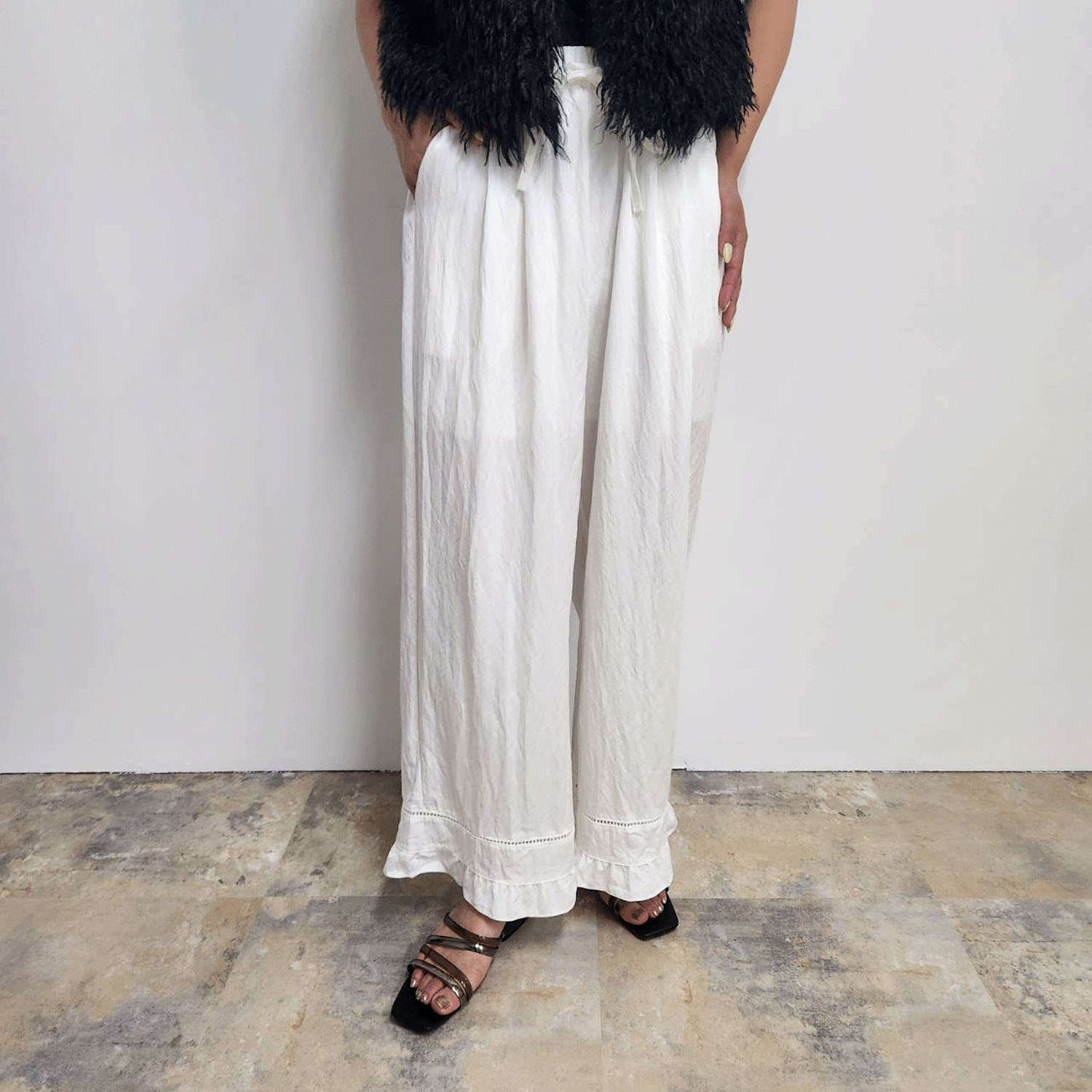 デザインワイドパンツ - 画像1