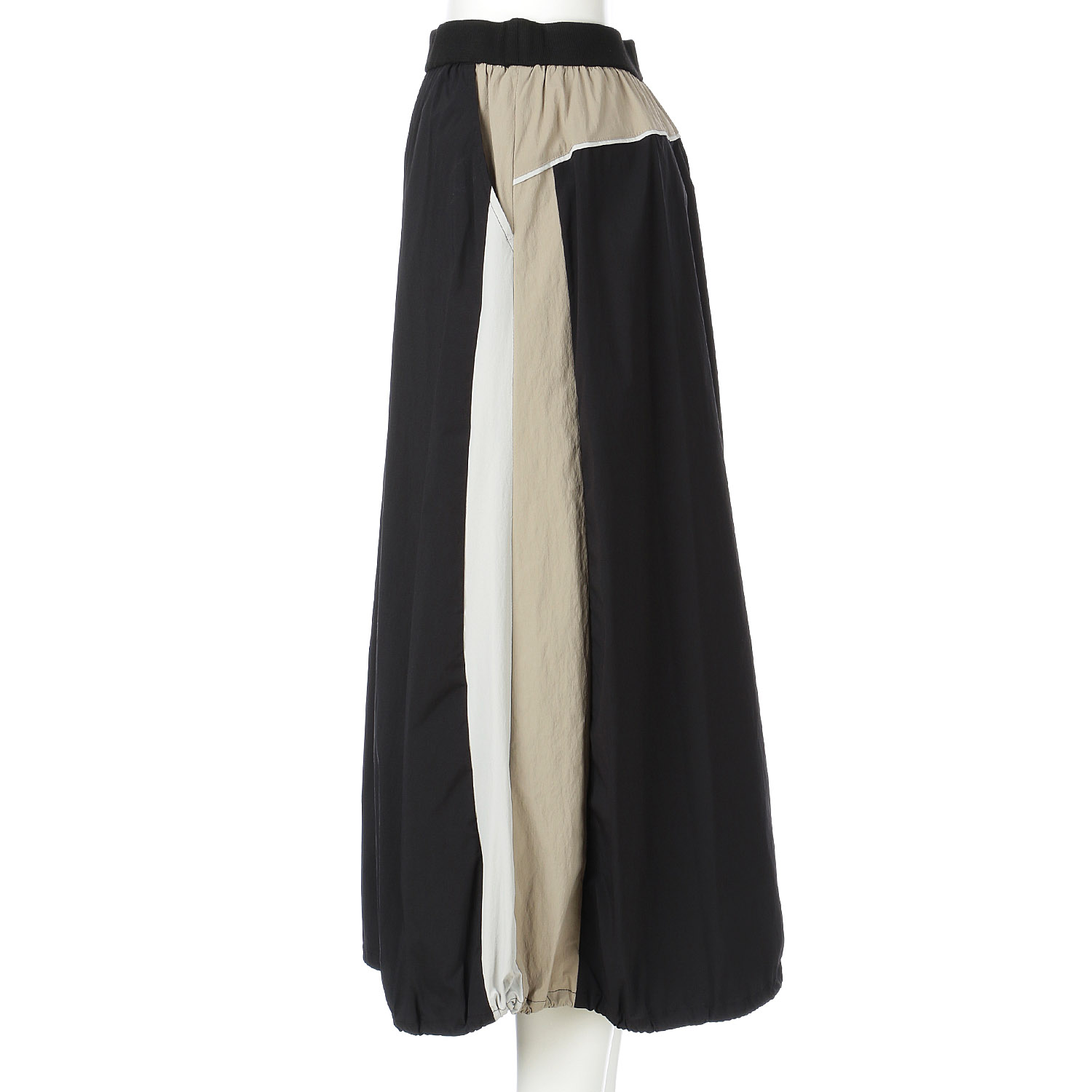 配色バルーンスカート - 画像3