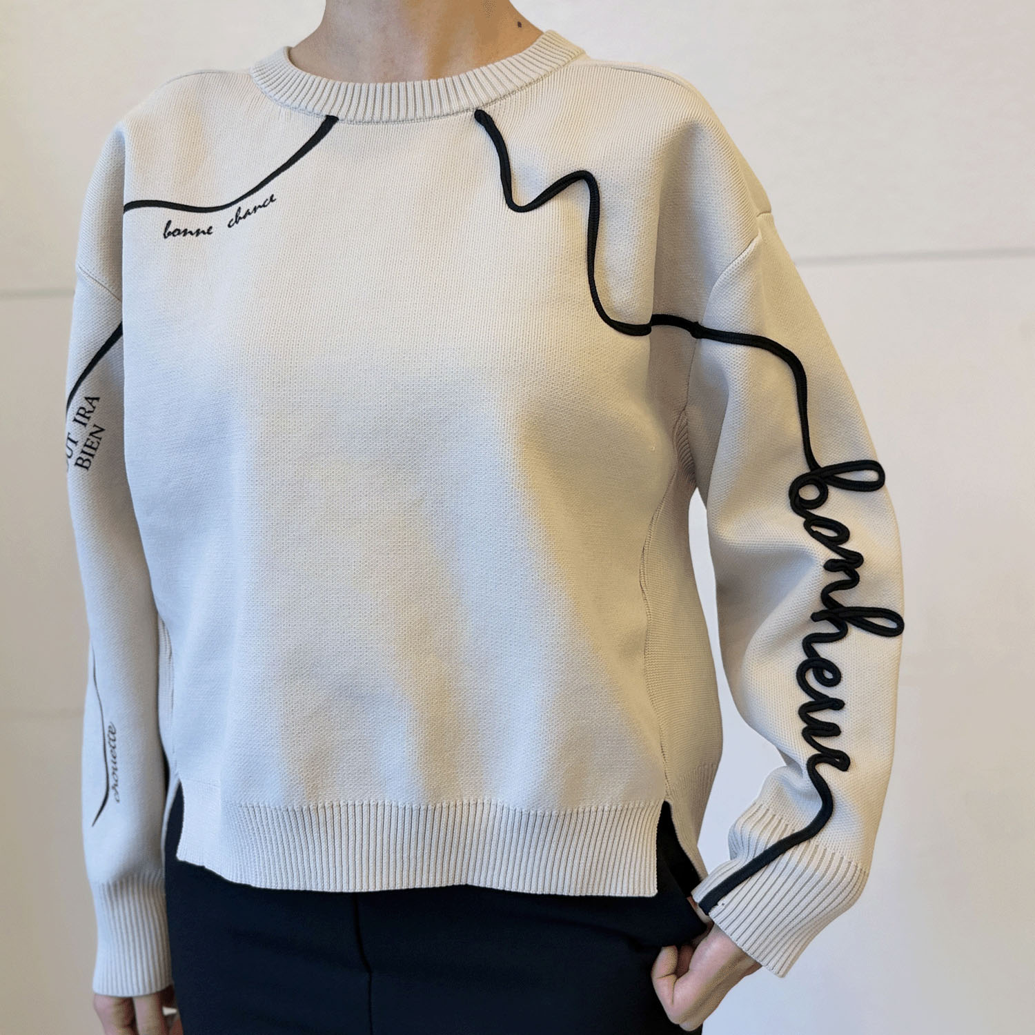 軽量ニットロゴプルオーバー - 画像2