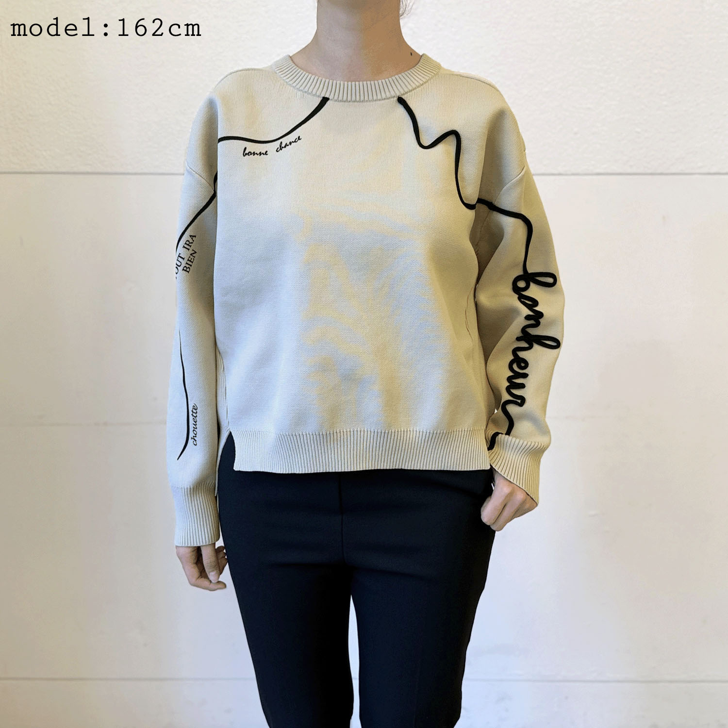 軽量ニットロゴプルオーバー - 画像1