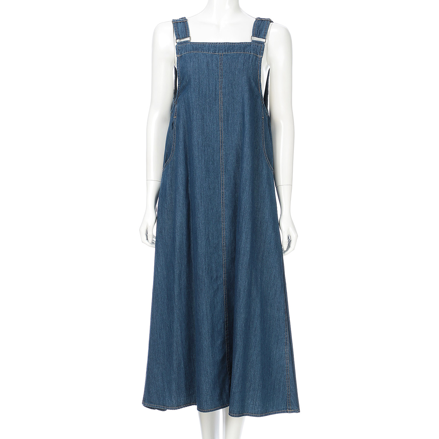 デニムジャンパースカート - 画像3