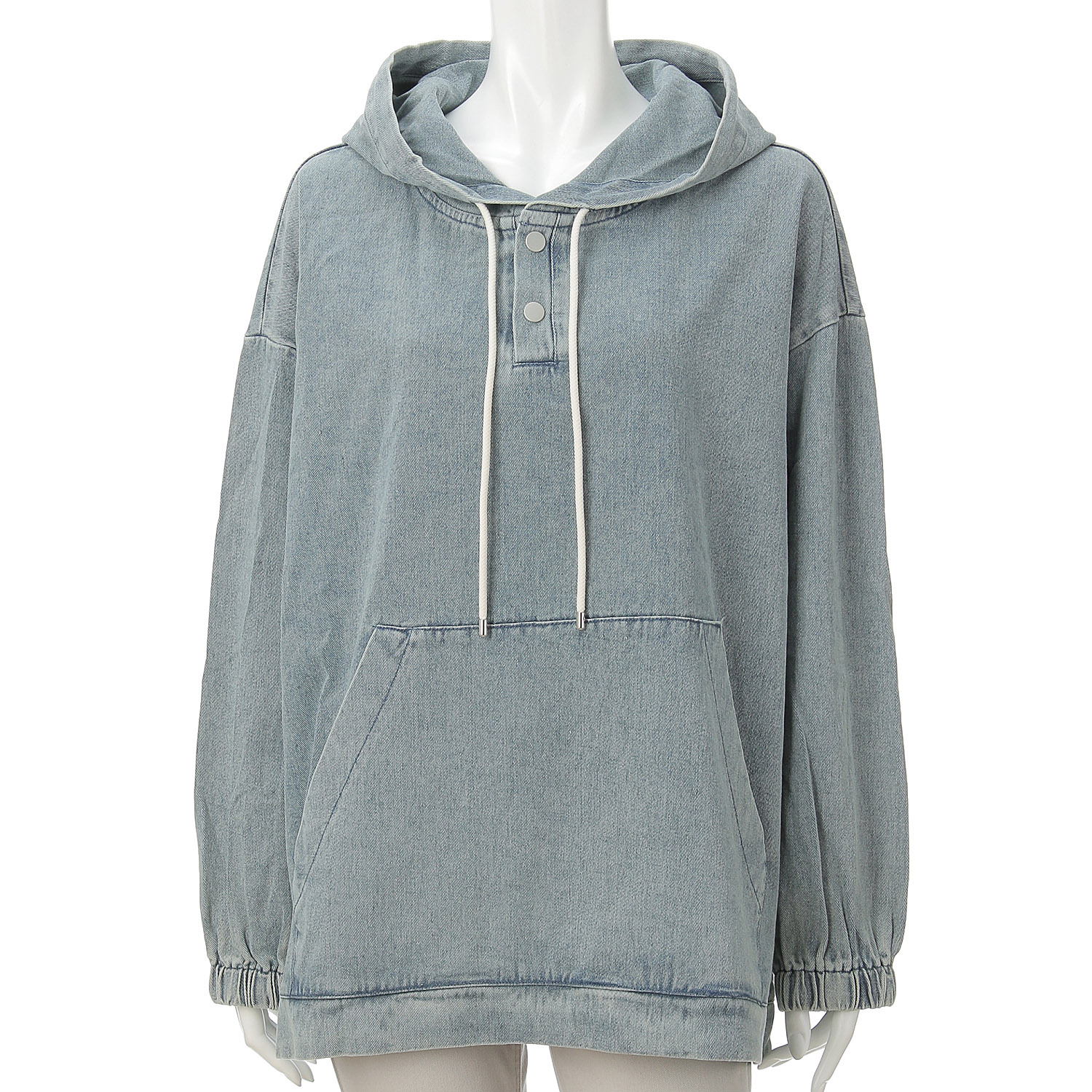 【CUBE SUGAR】ピグメント染めフード付きシャツパーカー - 画像7