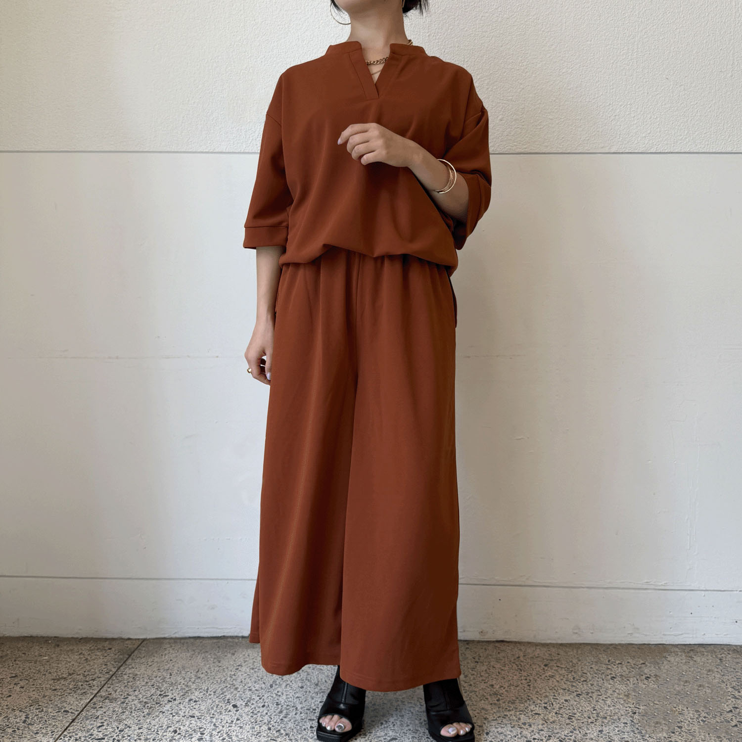 カットジョーゼットチュニック - 画像6