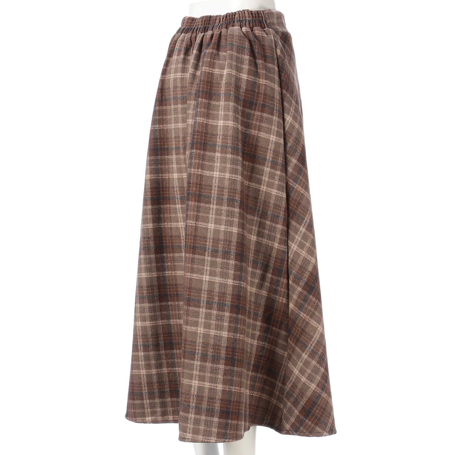 チェック柄フレアSK - 画像3