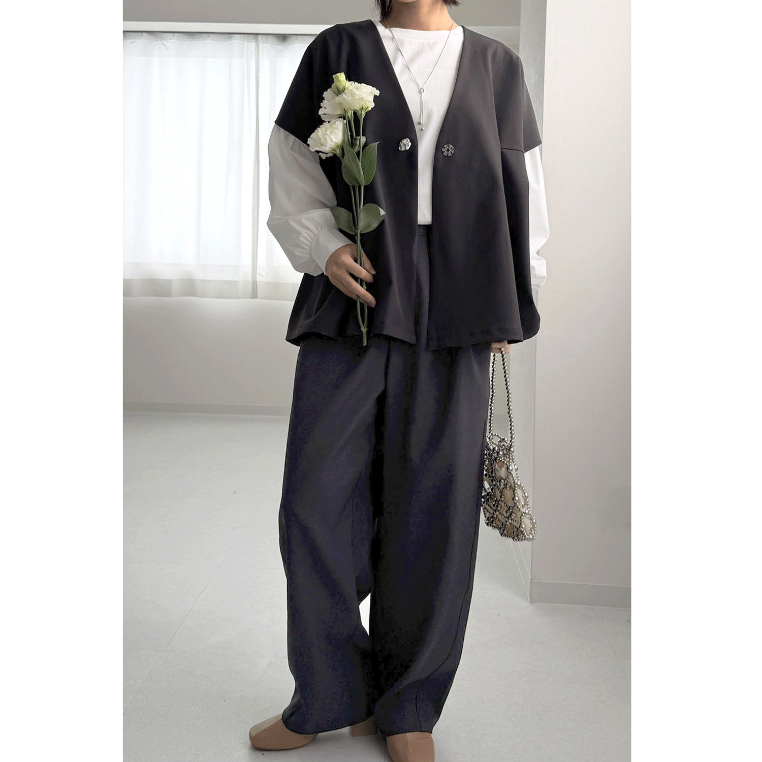 【my life】バレルレッグパンツ