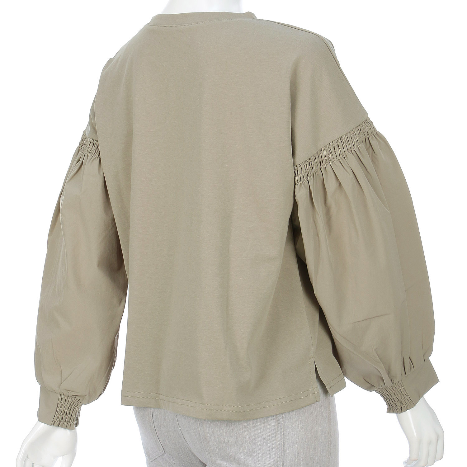 【my life】袖布帛切替プルオーバー - 画像8