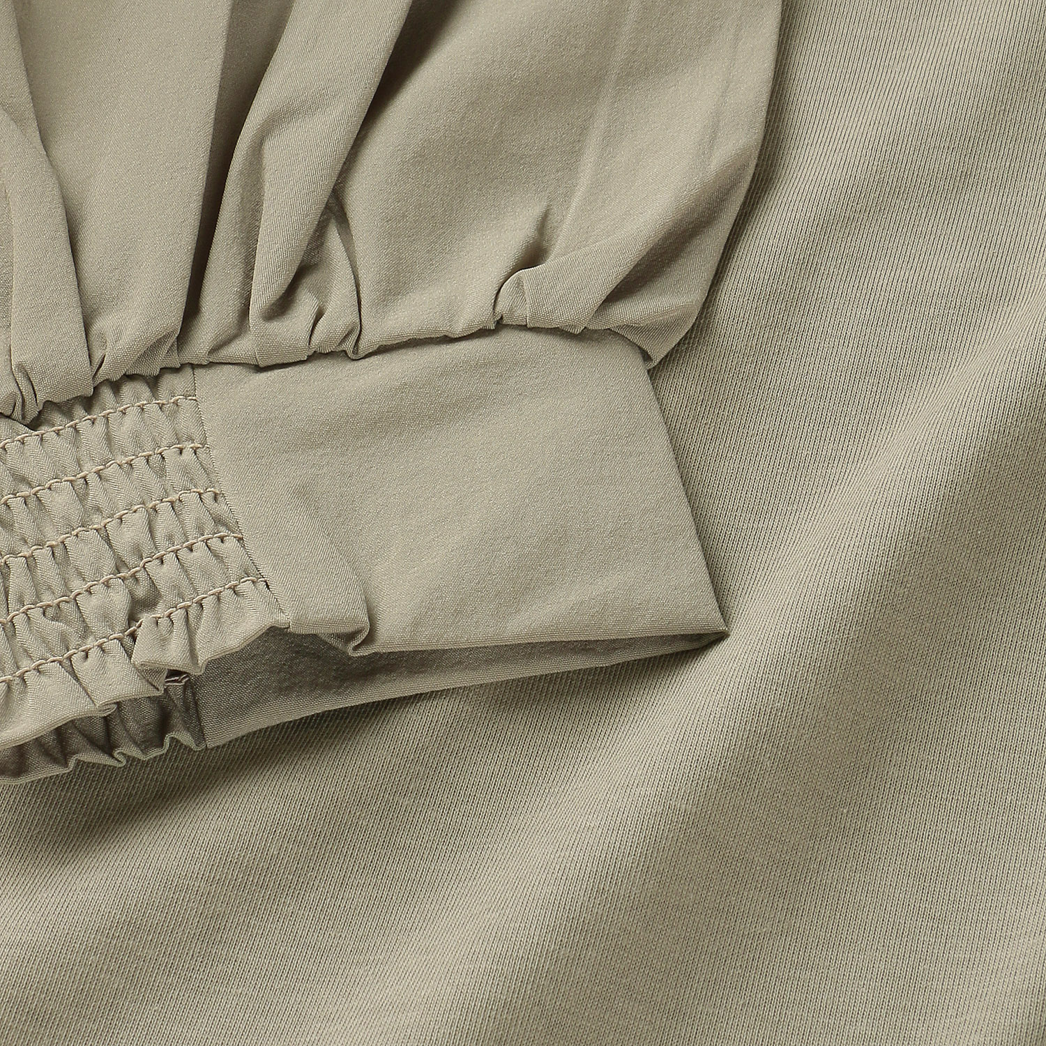 【my life】袖布帛切替プルオーバー - 画像9