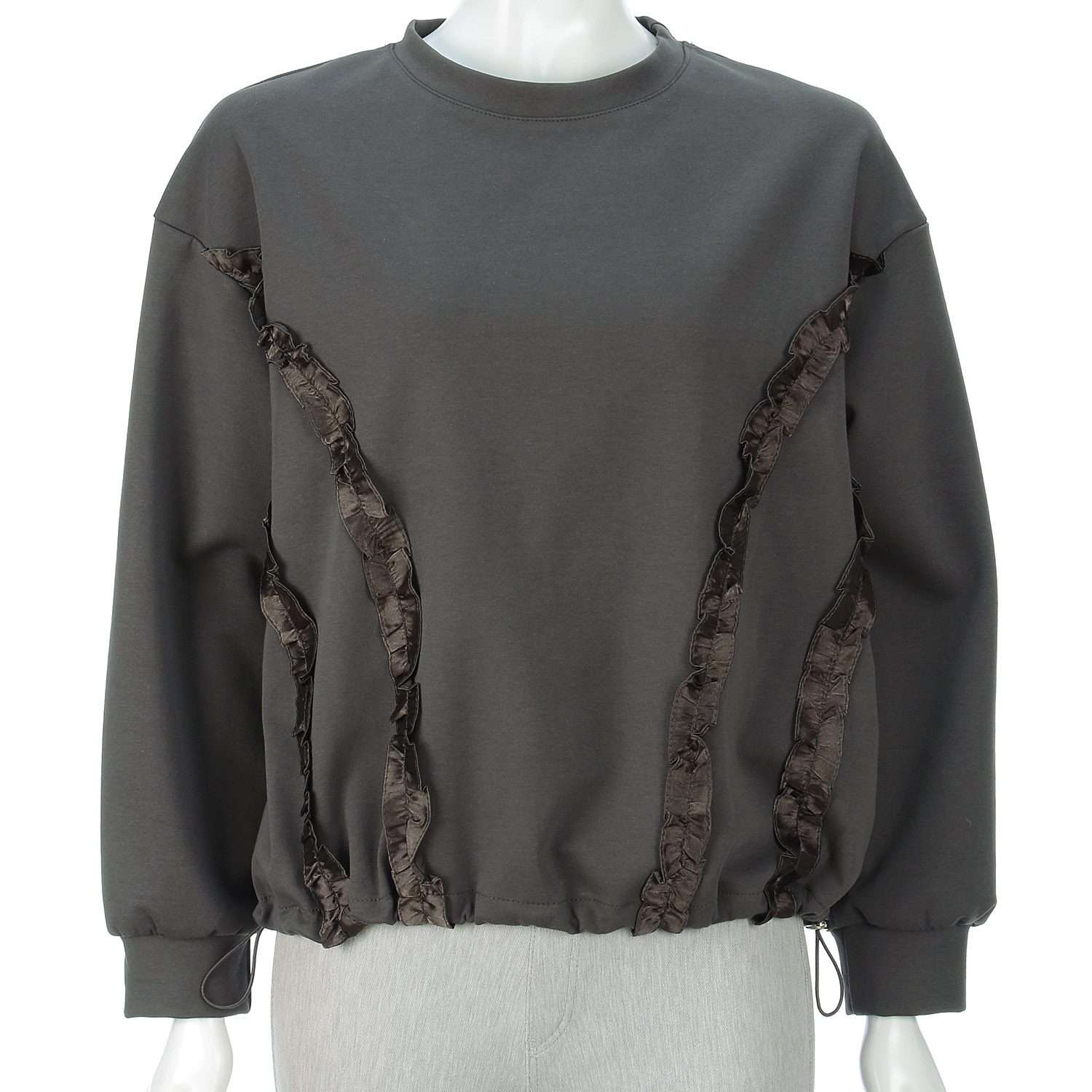 フリルデザインプルオーバー - 画像1