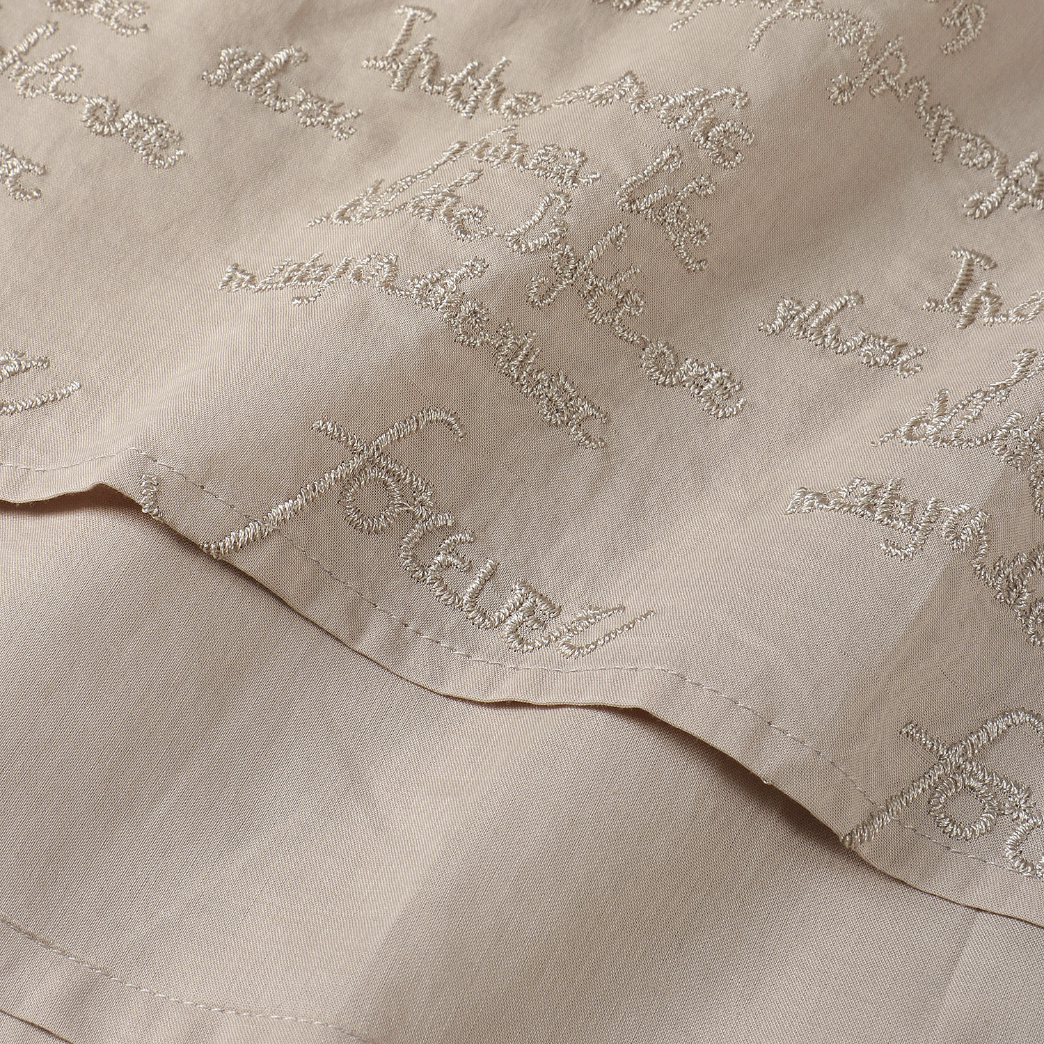 ロゴ刺繍スカート - 画像6