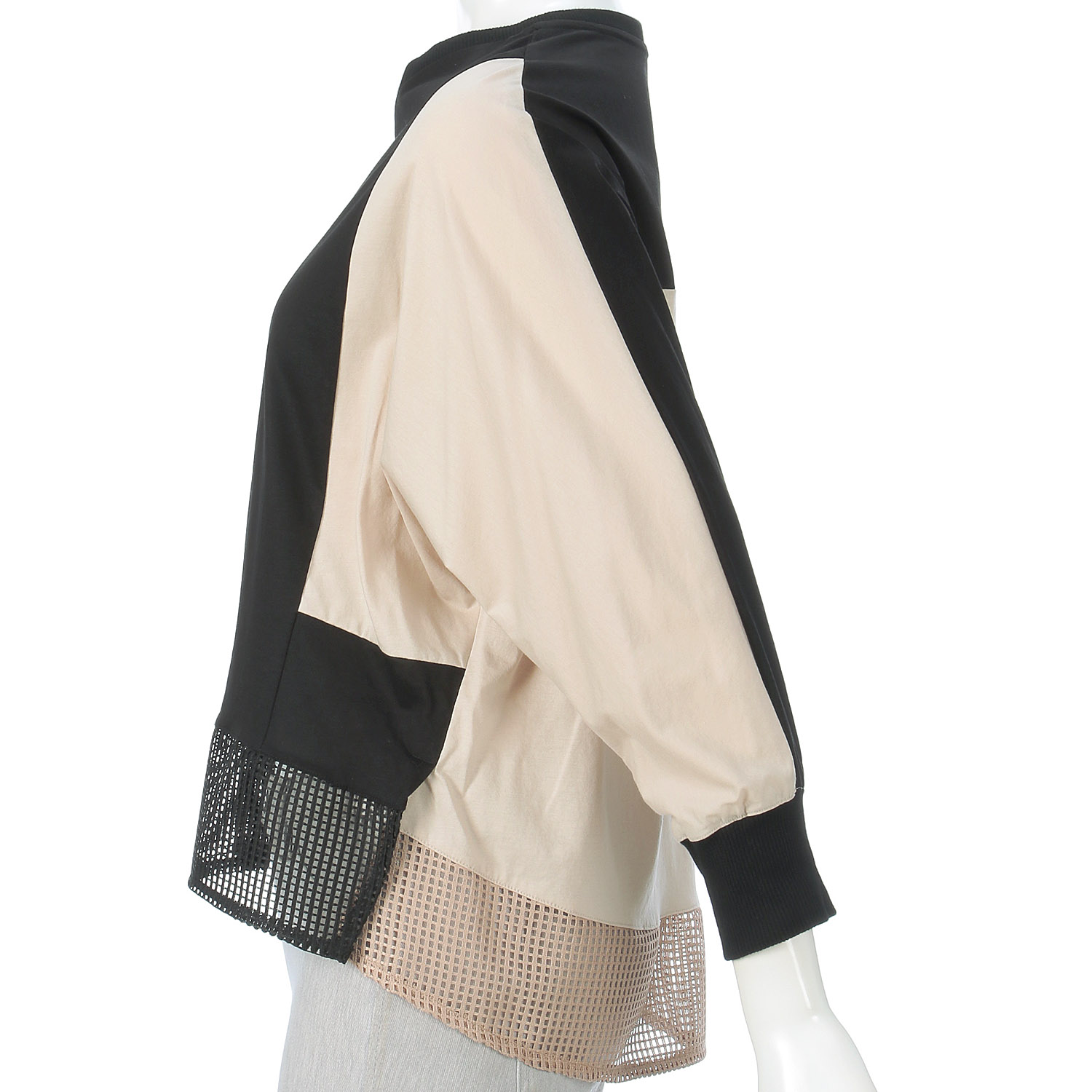 バイカラーカットソー裾ネット - 画像5