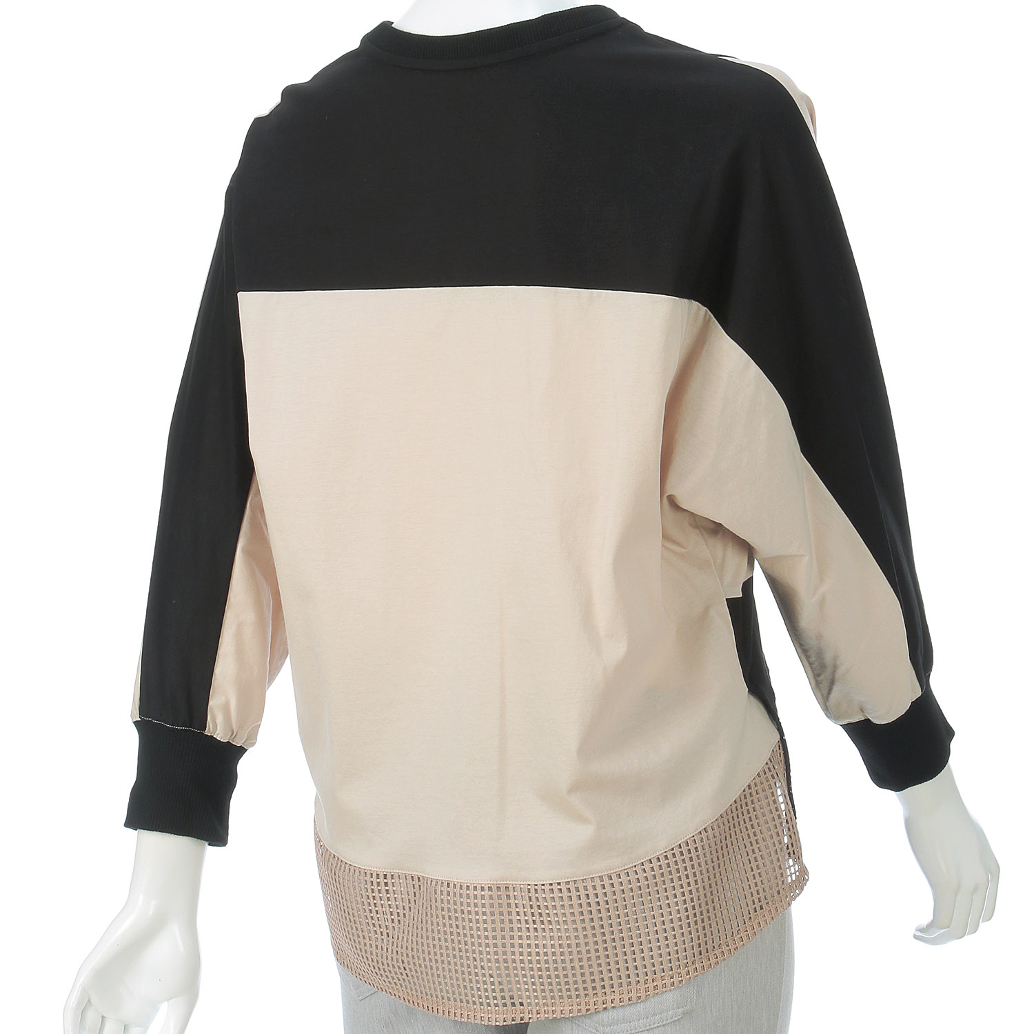 バイカラーカットソー裾ネット - 画像6