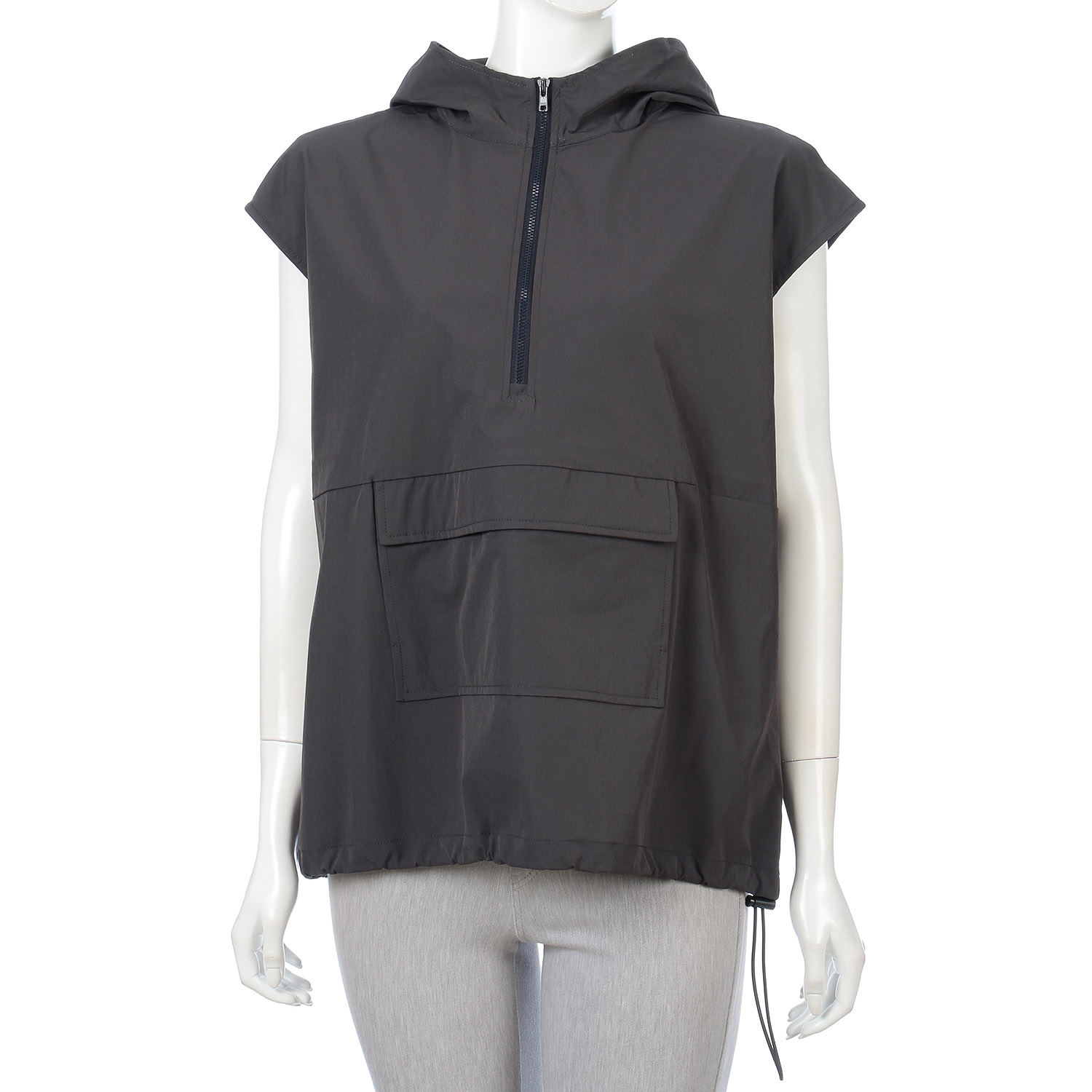 ラッシュガードフード付きビッグポケットプルオーバー - 画像5