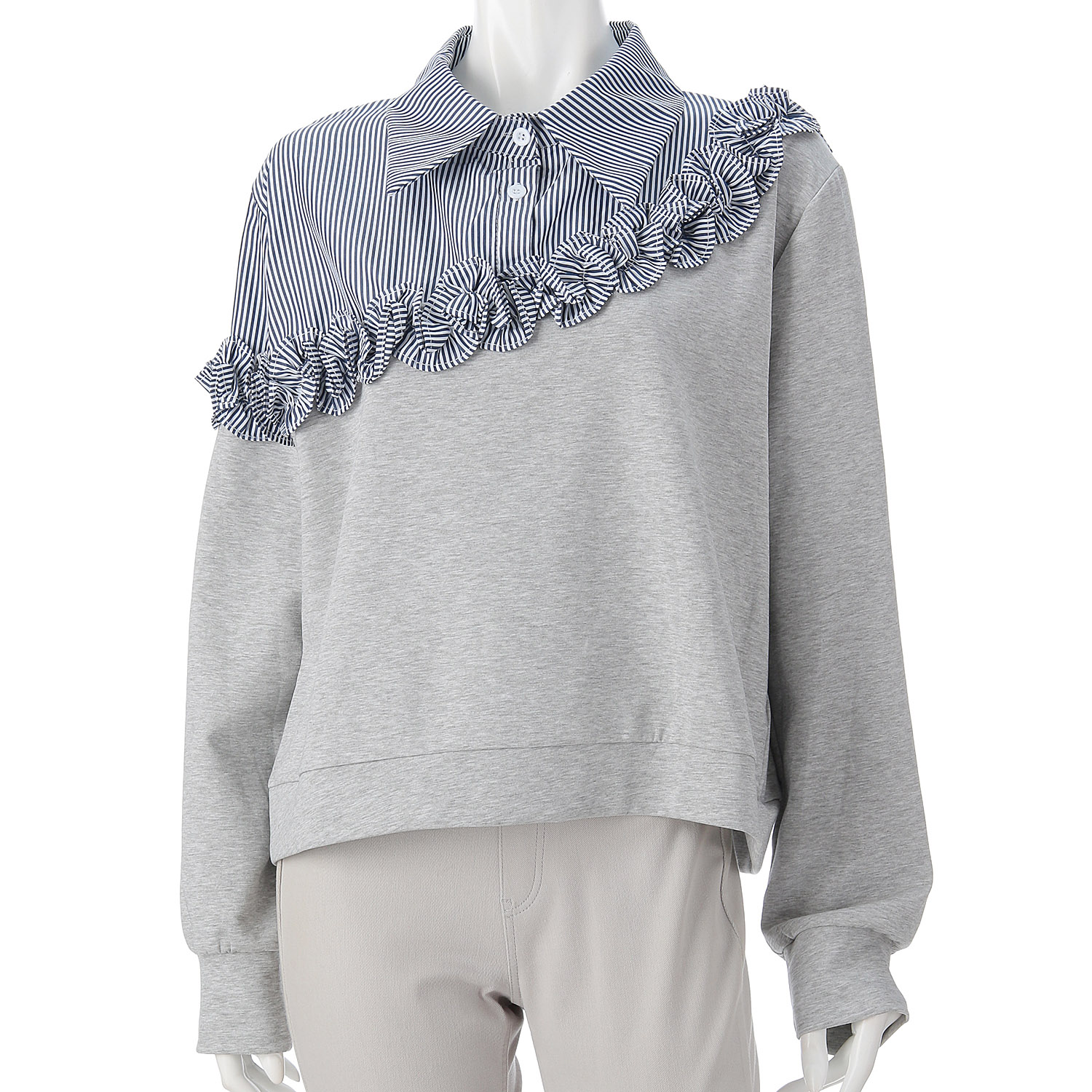 ラッフルデザインプルオーバー