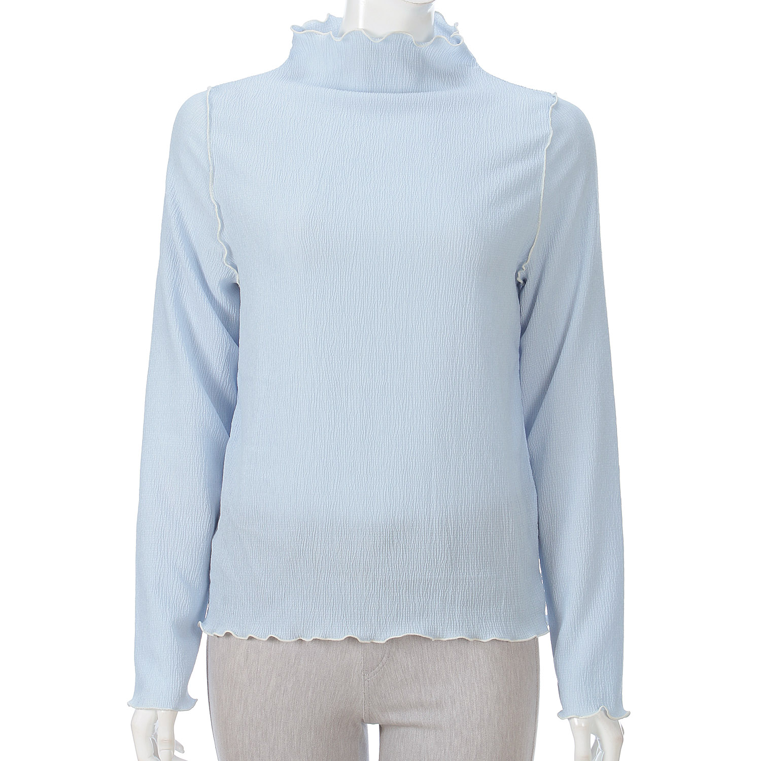 【my life】ハイネック配色メロウプルオーバー - 画像12